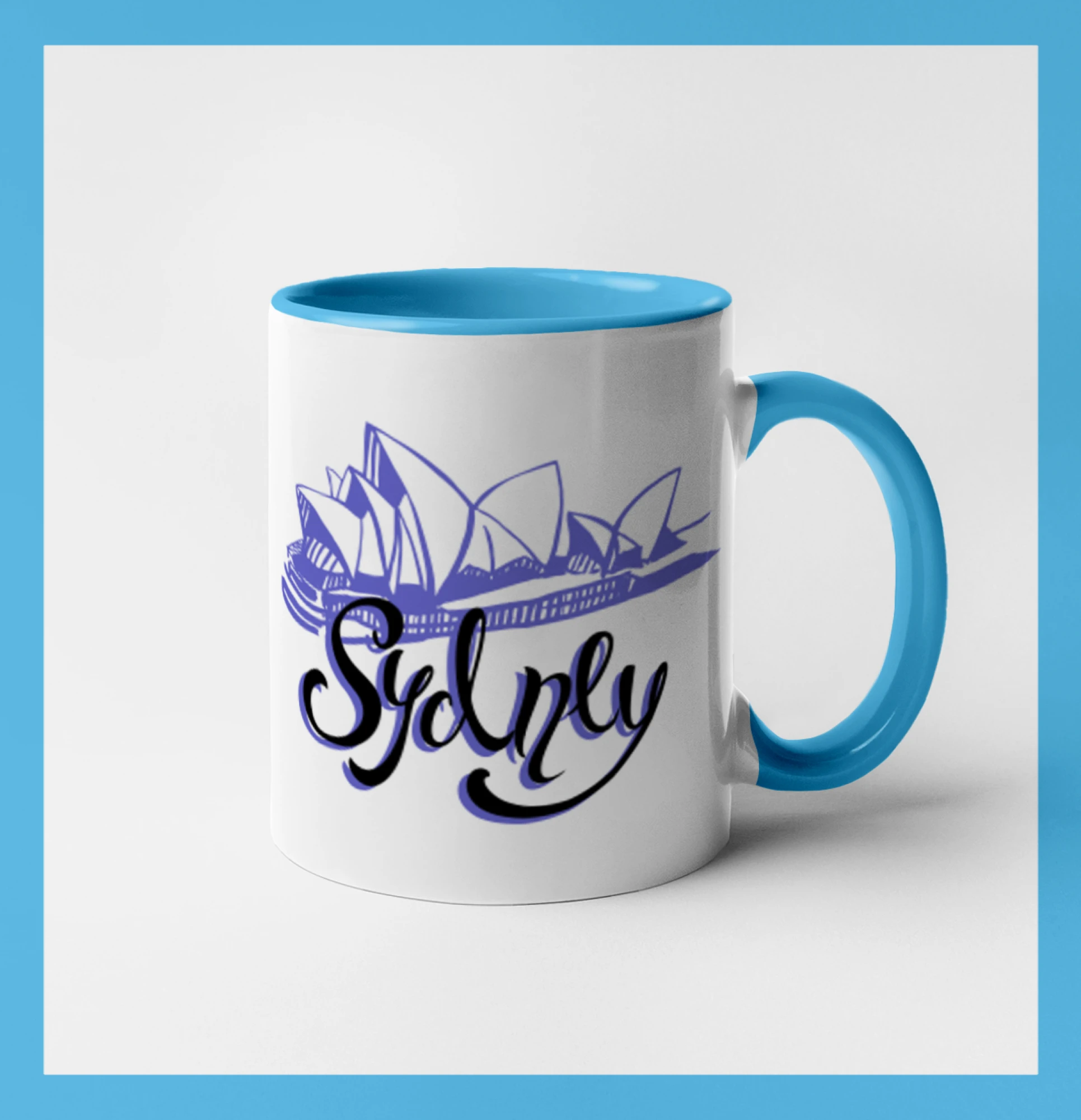 Ostatné mestá / miesta - Sydney Lettering - Hrnček 