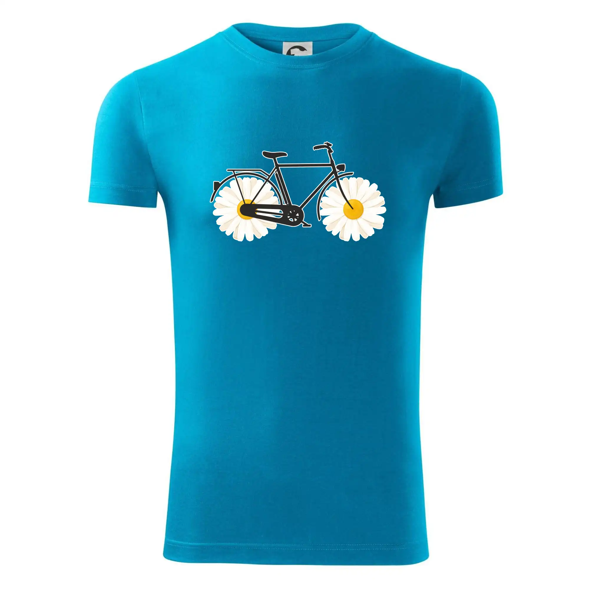 Tričko ako darček pre cyklistu - Kolo margaréta - Viper FIT - Pánske zúžené tričko