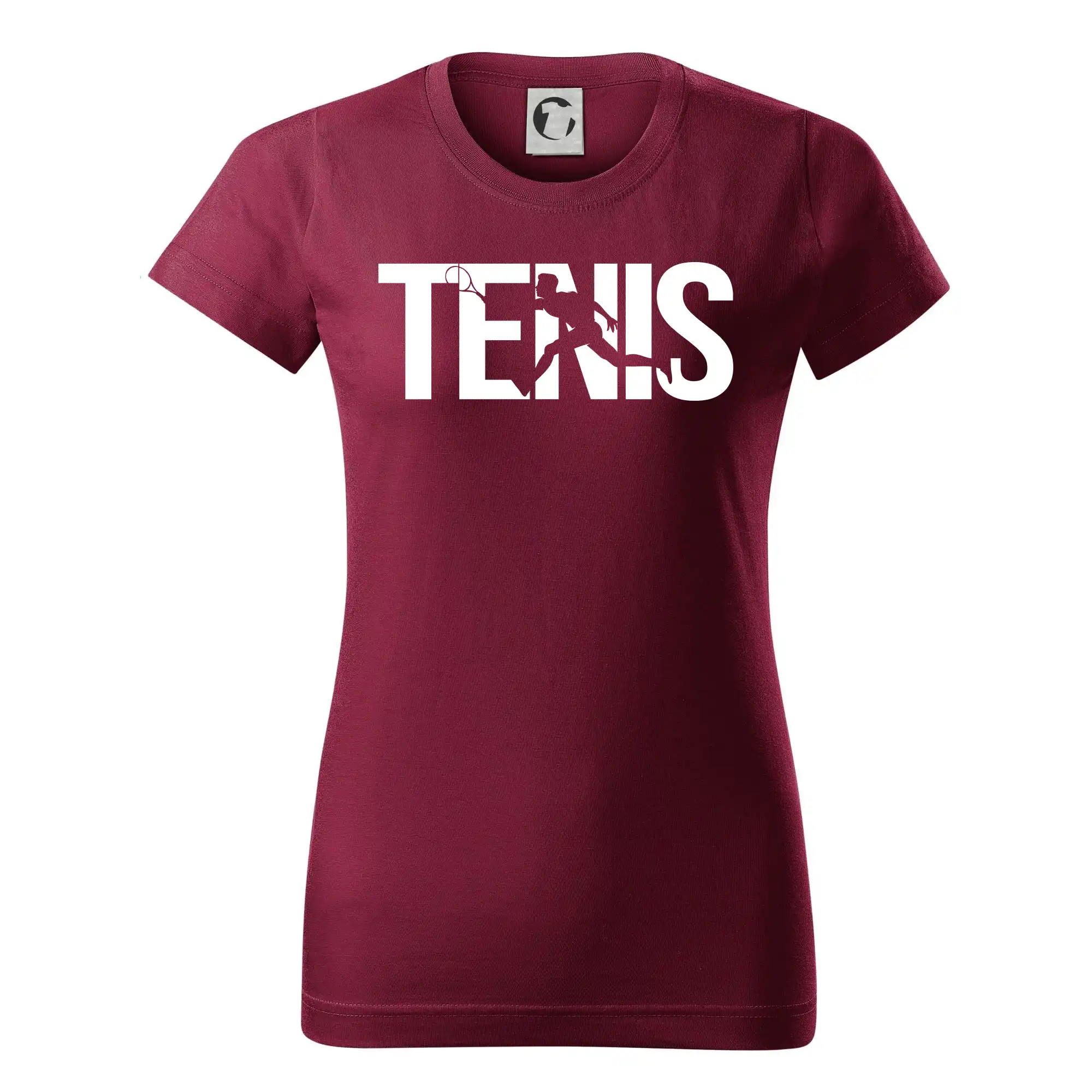 Tenis nápis silueta