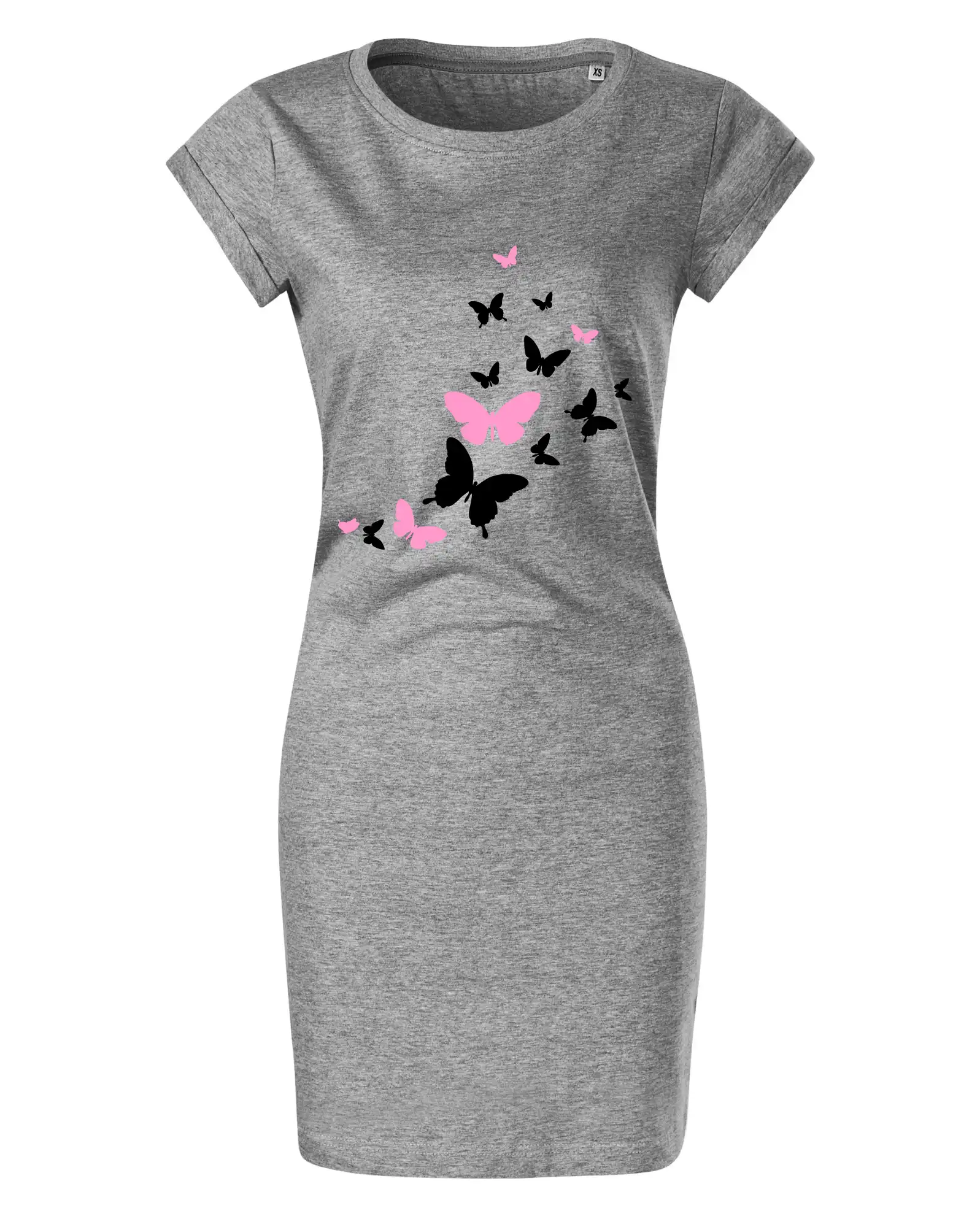 Motýli růžovo černí