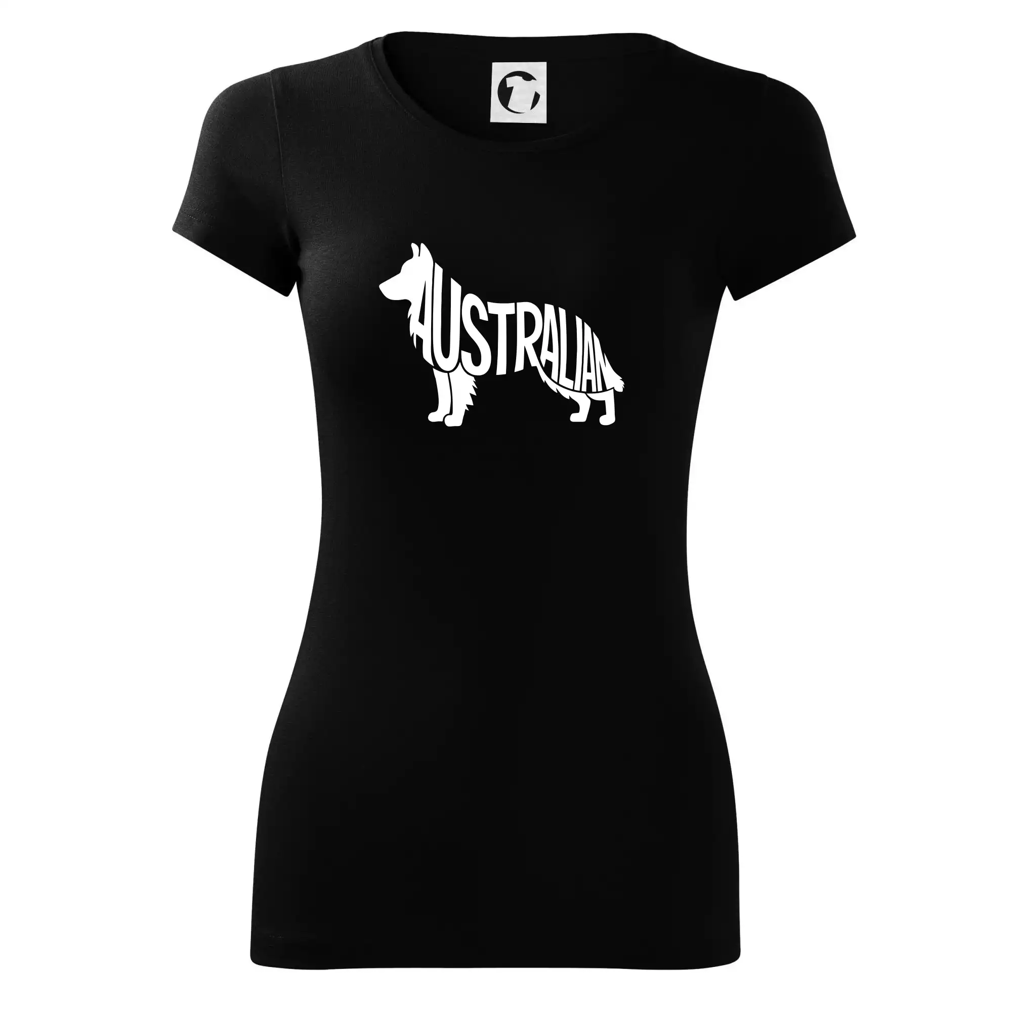 Australský Ovčák - nápis v těle