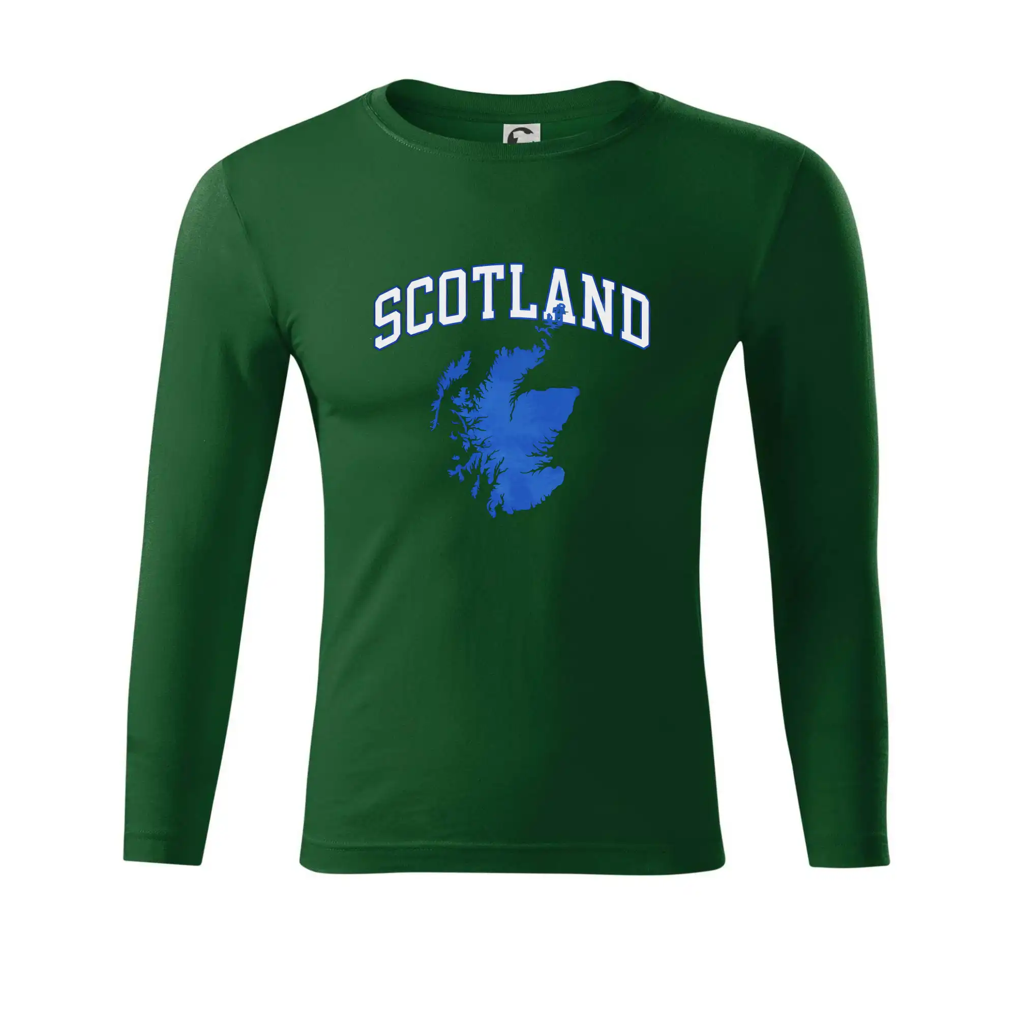 Scotland nápis s mapou