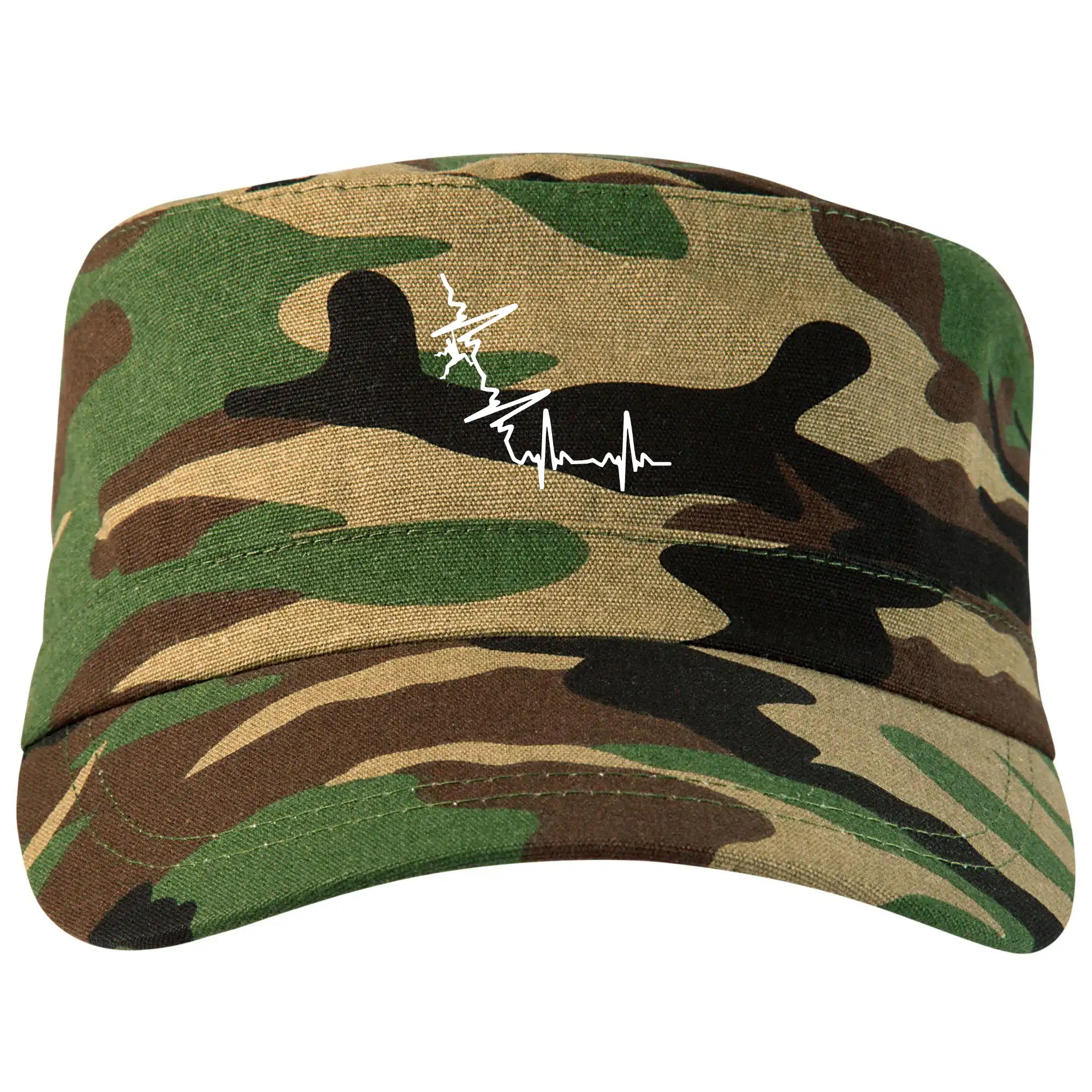Trička pro horolezcov - EKG bouldering - Šiltovka CAMO
