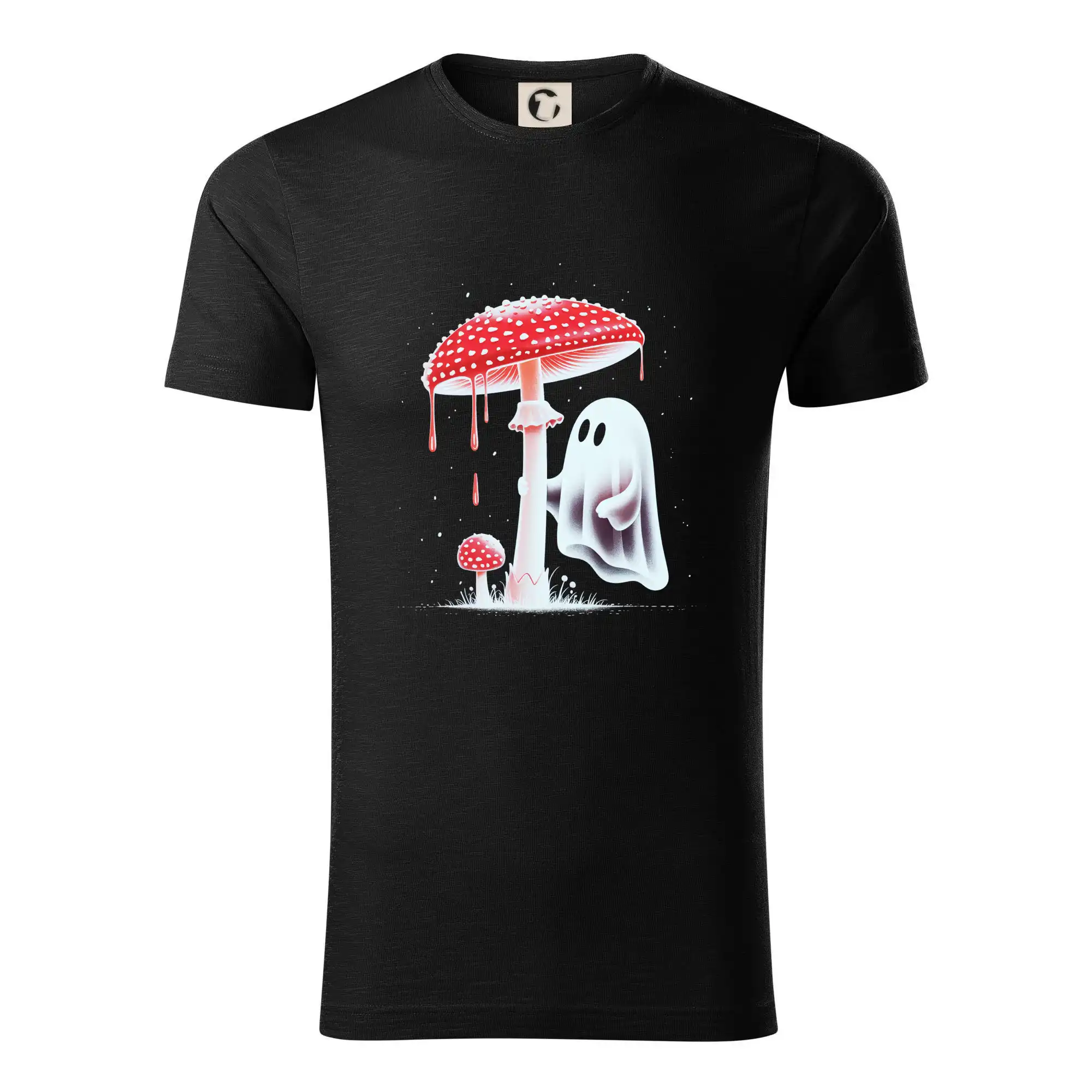 Tričká na chalupu - Duch a mochomôrka - Tričko z organickej bavlny