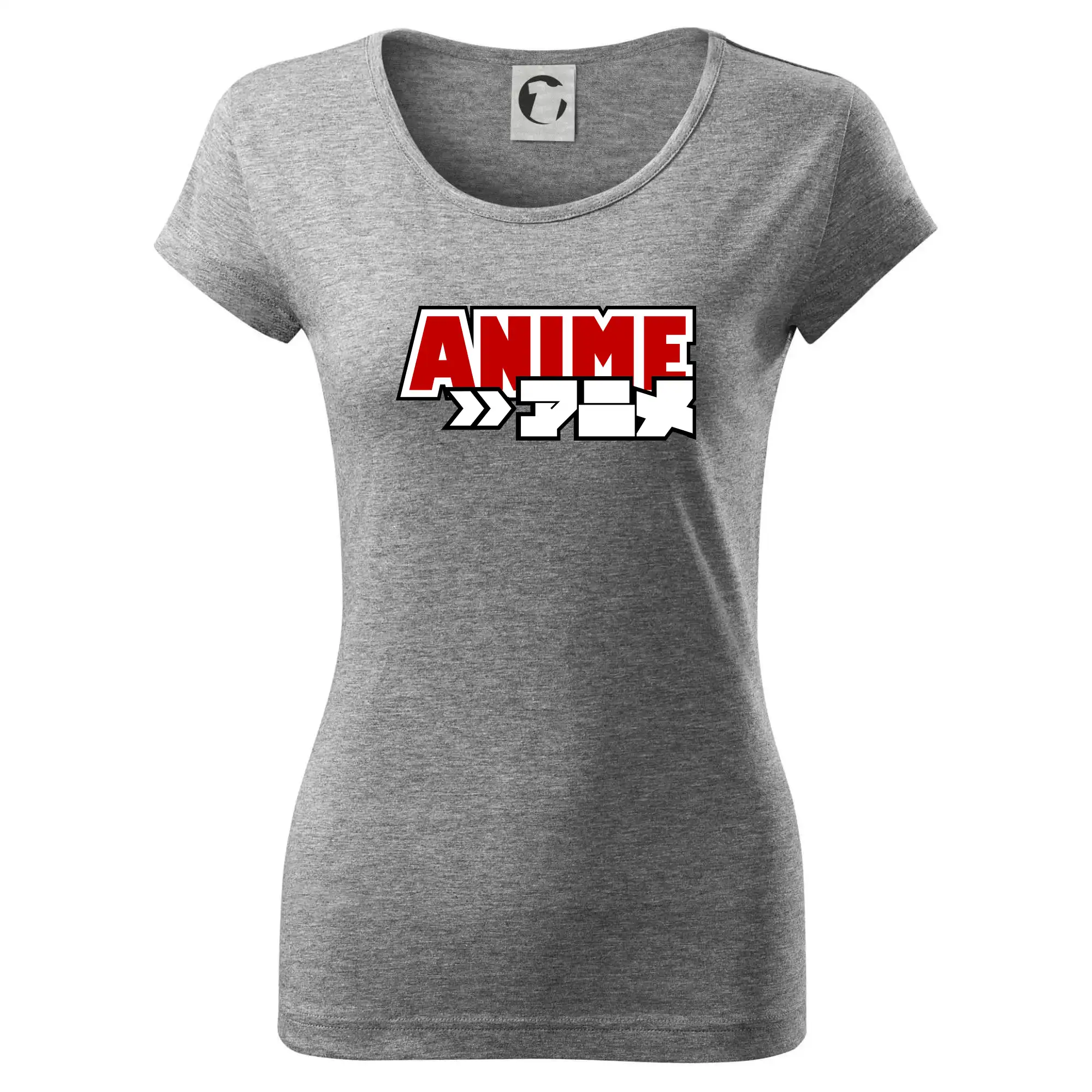 Ostatné nápisy - Anime nápis červený - Dámske tričko Pure