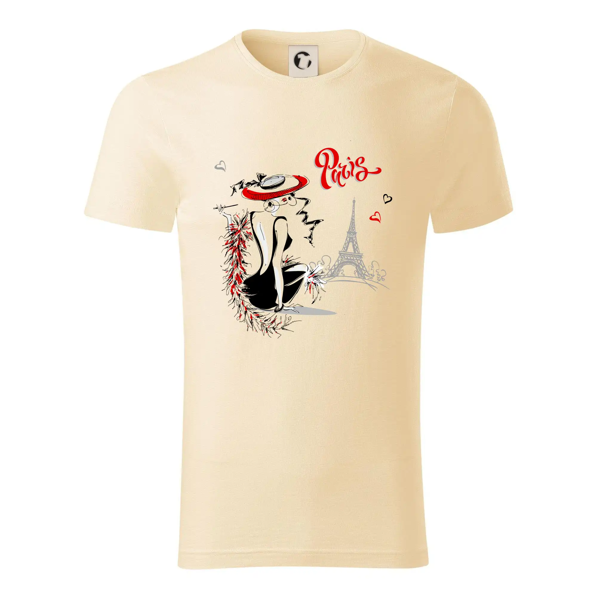 Tričká Francúzsko - Fashion model Paris - Tričko z organickej bavlny