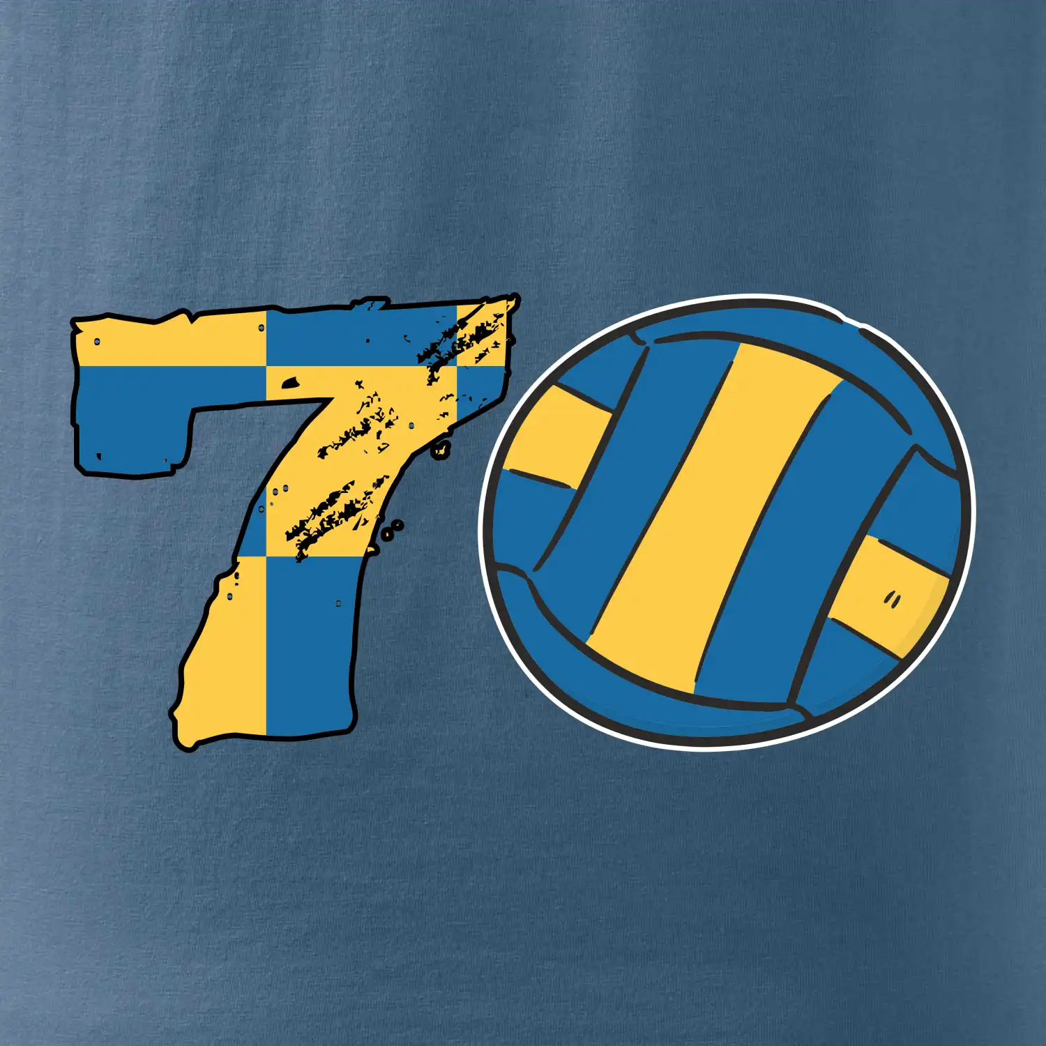 Volejbal kulaté narozeniny 70