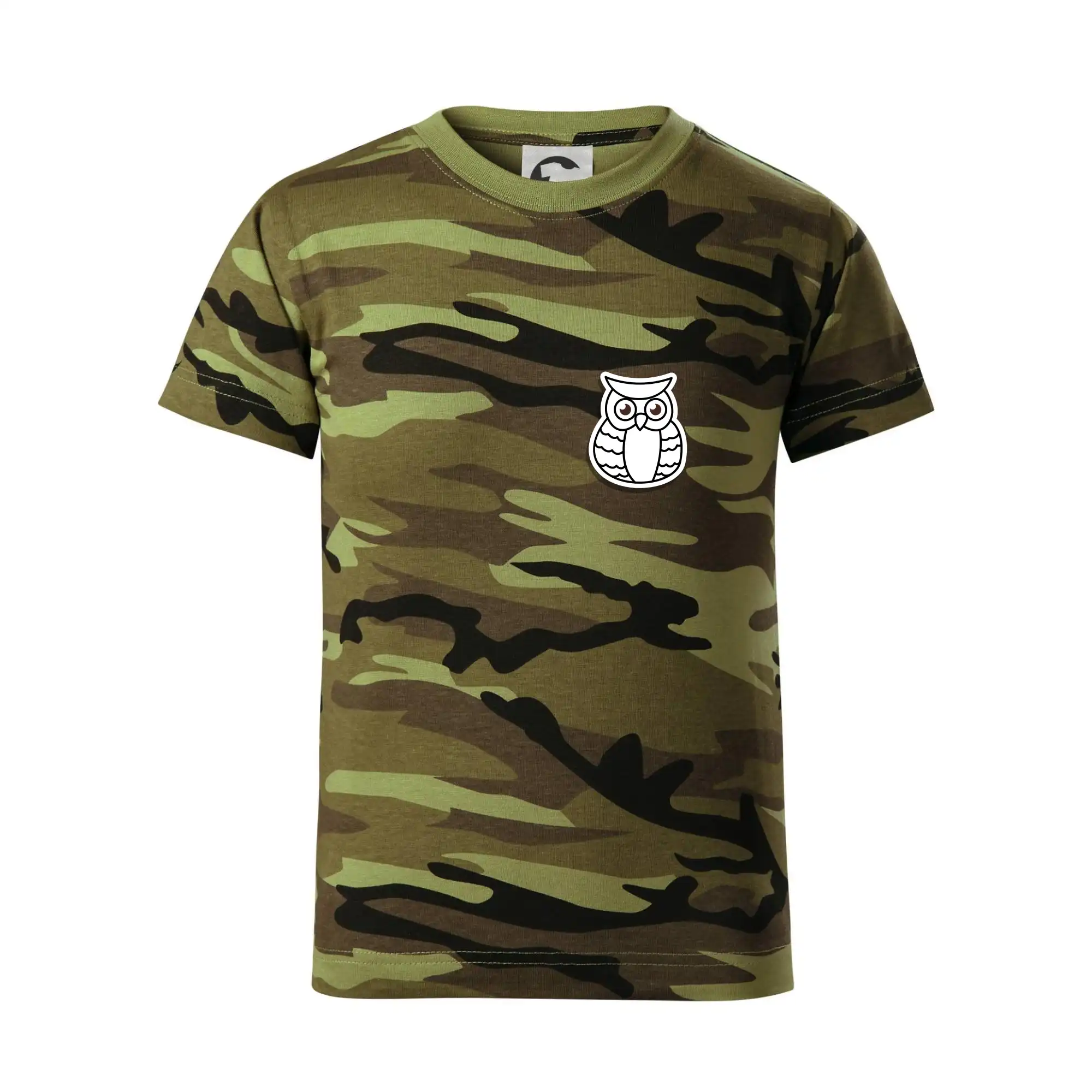 Sova kreslená na prsu