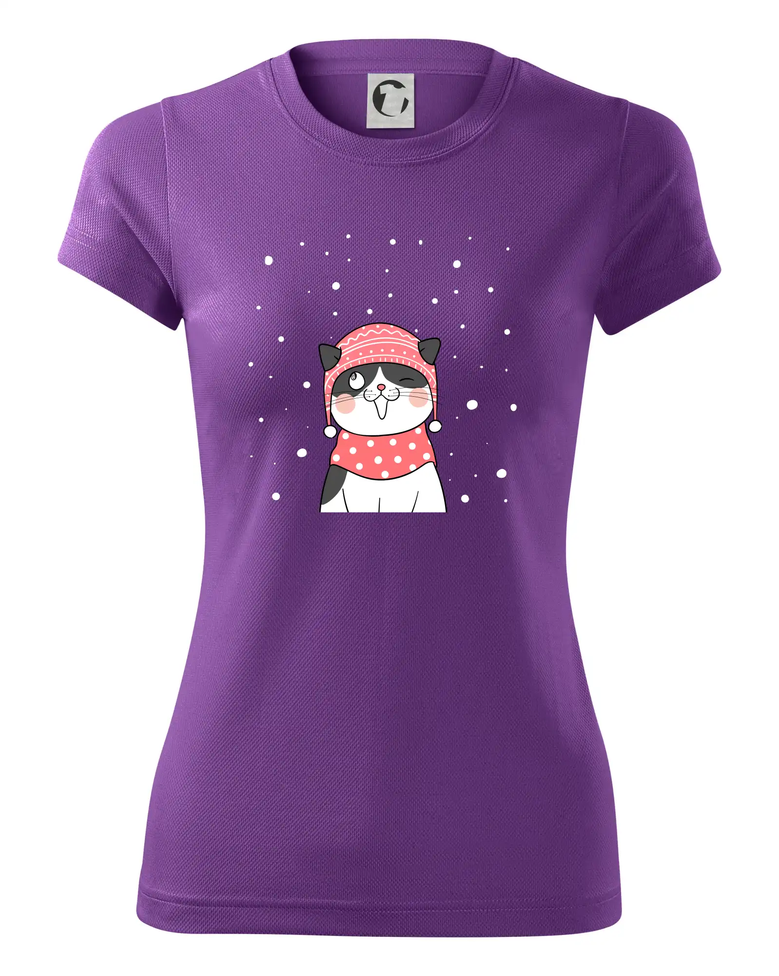 Kočka v zimní čepici