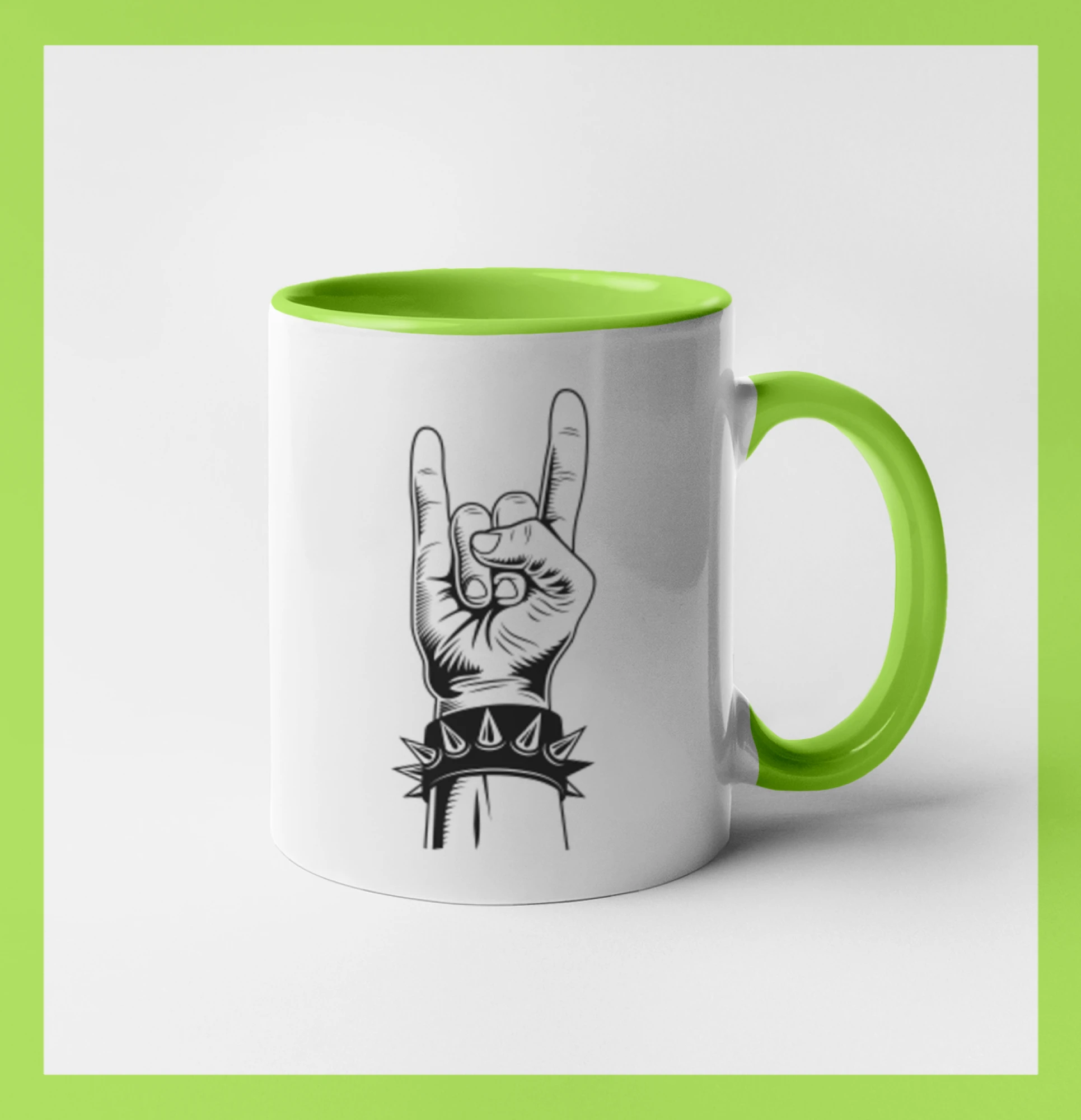 Rock ruka s náramkem