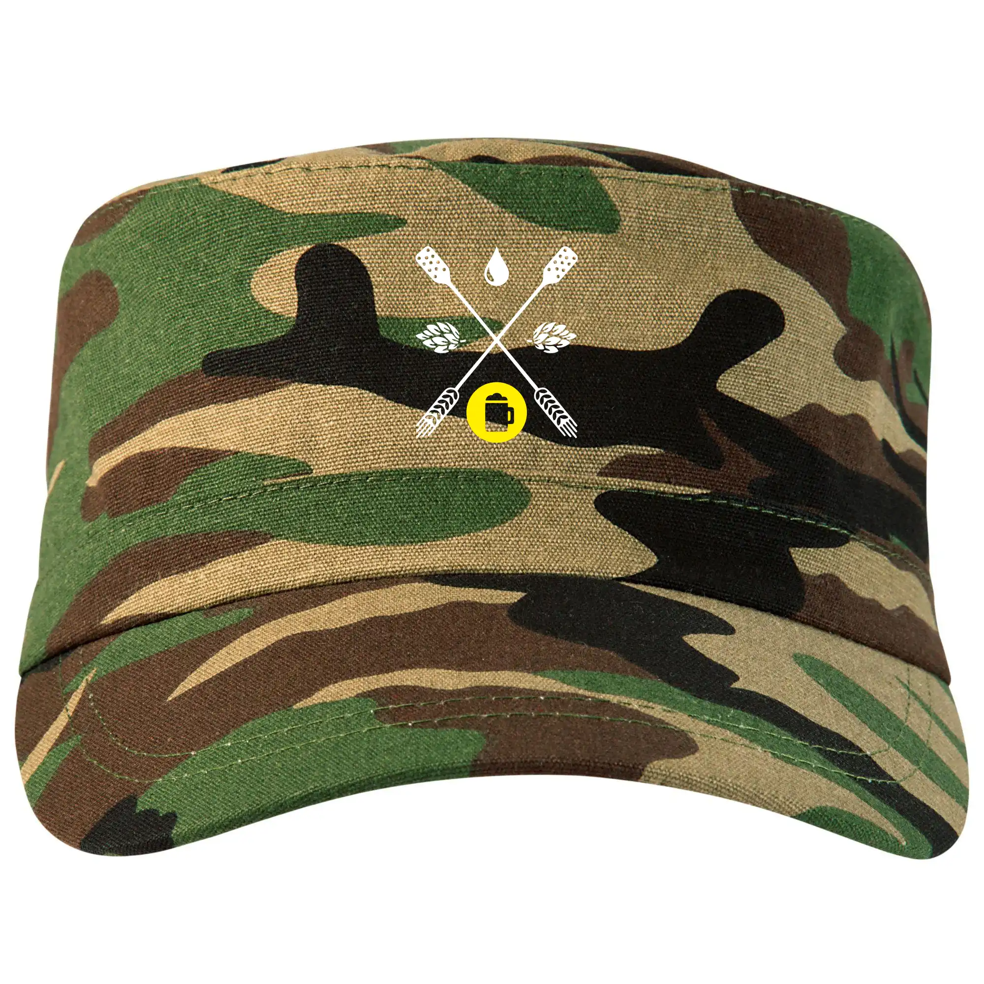 Vtipná tričká pre pivárov - Pivo ingrediencie - Šiltovka CAMO