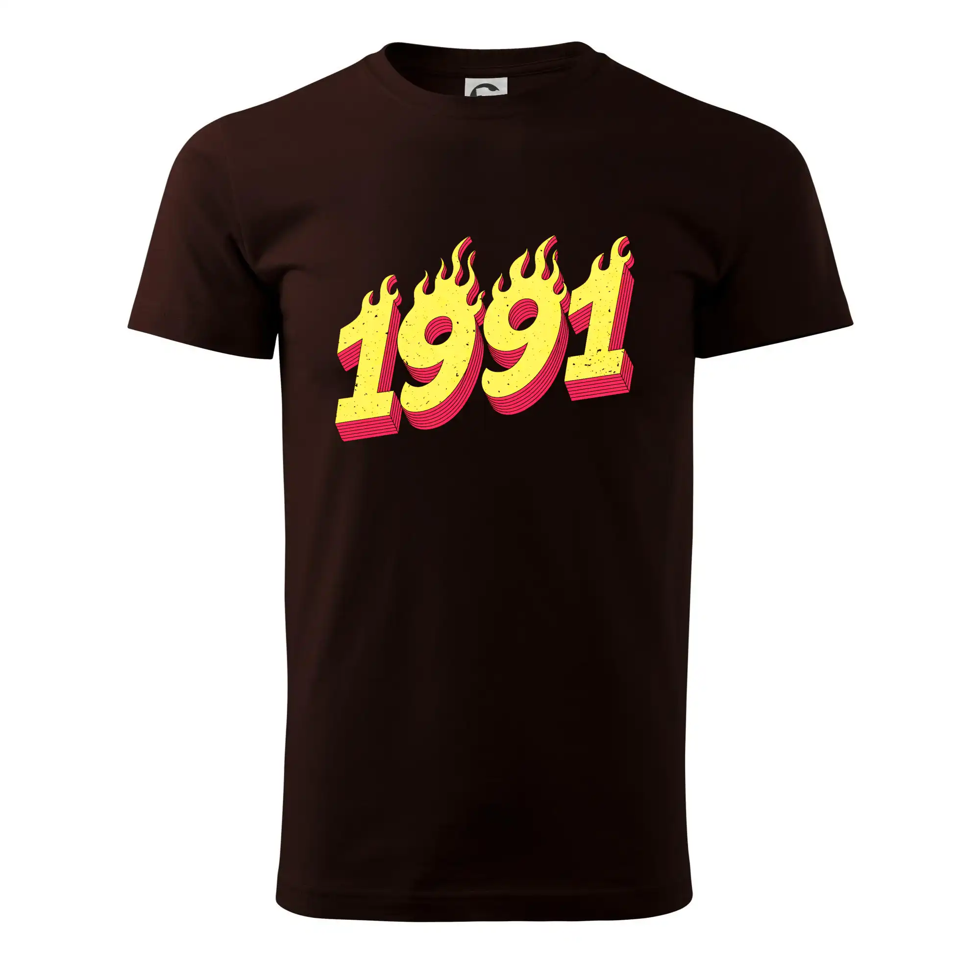 Trička s ročníkom 1991 - Narodeniny v ohni 1991 - Pánske tričko nižšej gramáže