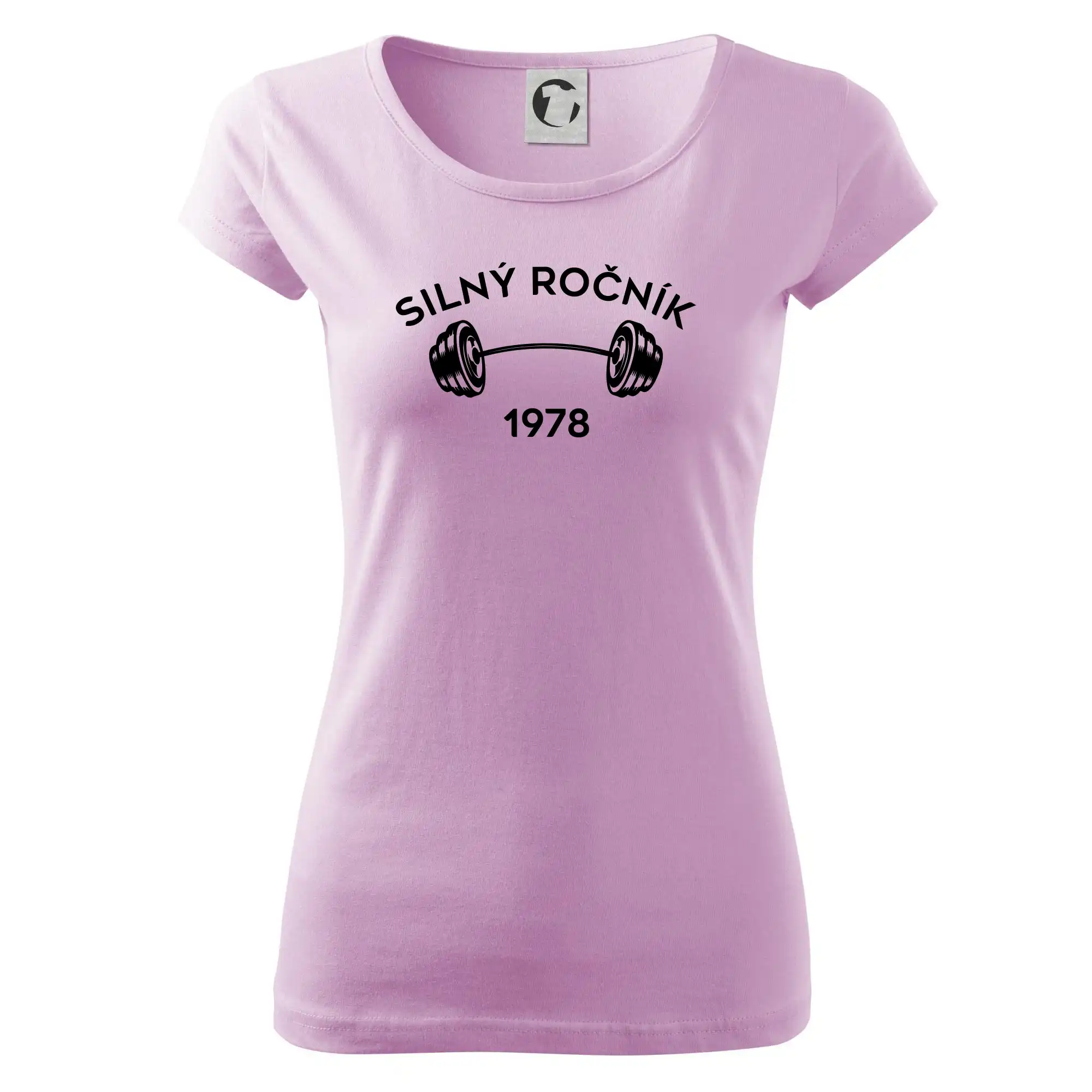 Trička s ročníkom 1978 - Silný ročník - Letopočet 1978 - Dámske tričko Pure