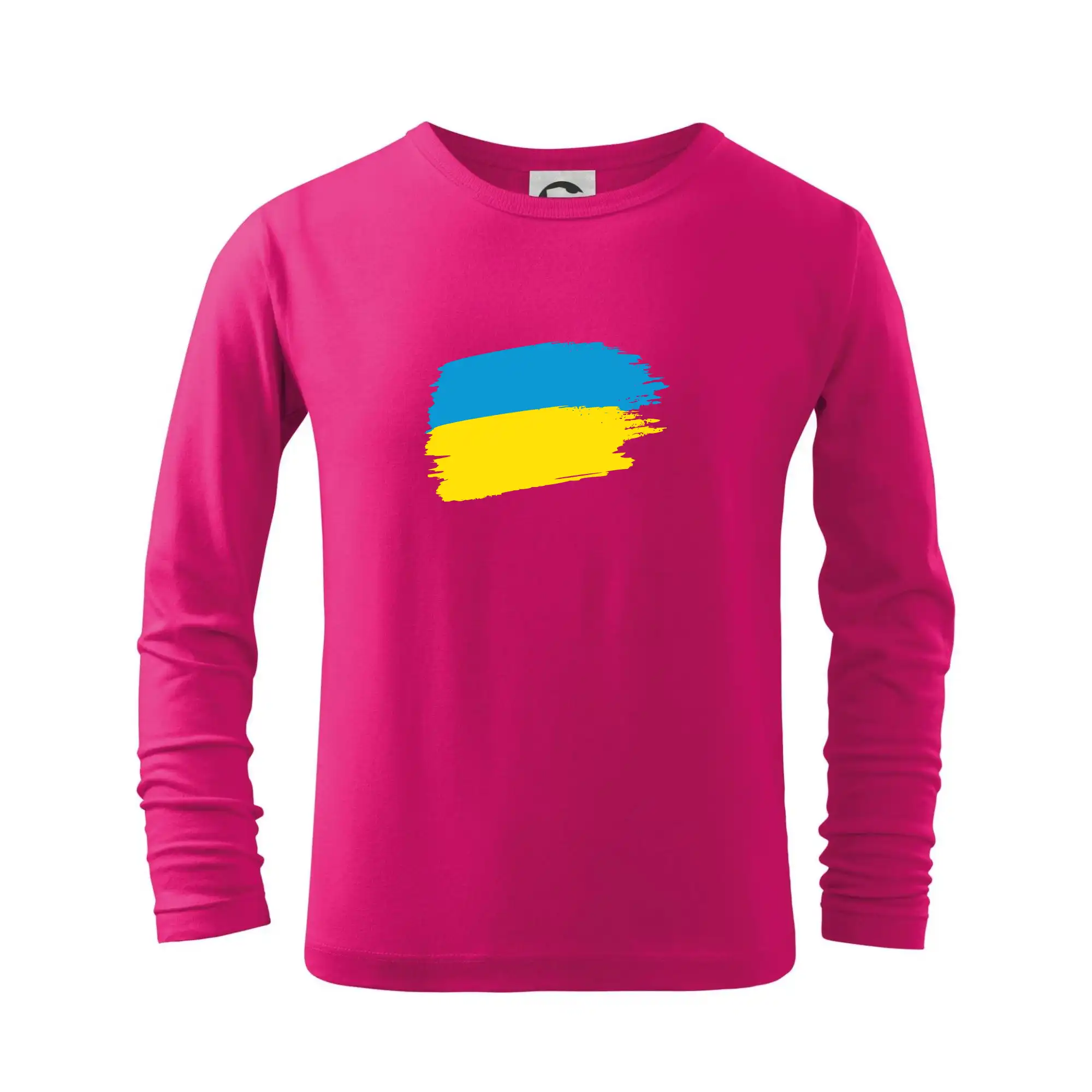 Tričká s vlajkou ukrajiny - Ukrajina vlajka - Tričko detské Long Sleeve