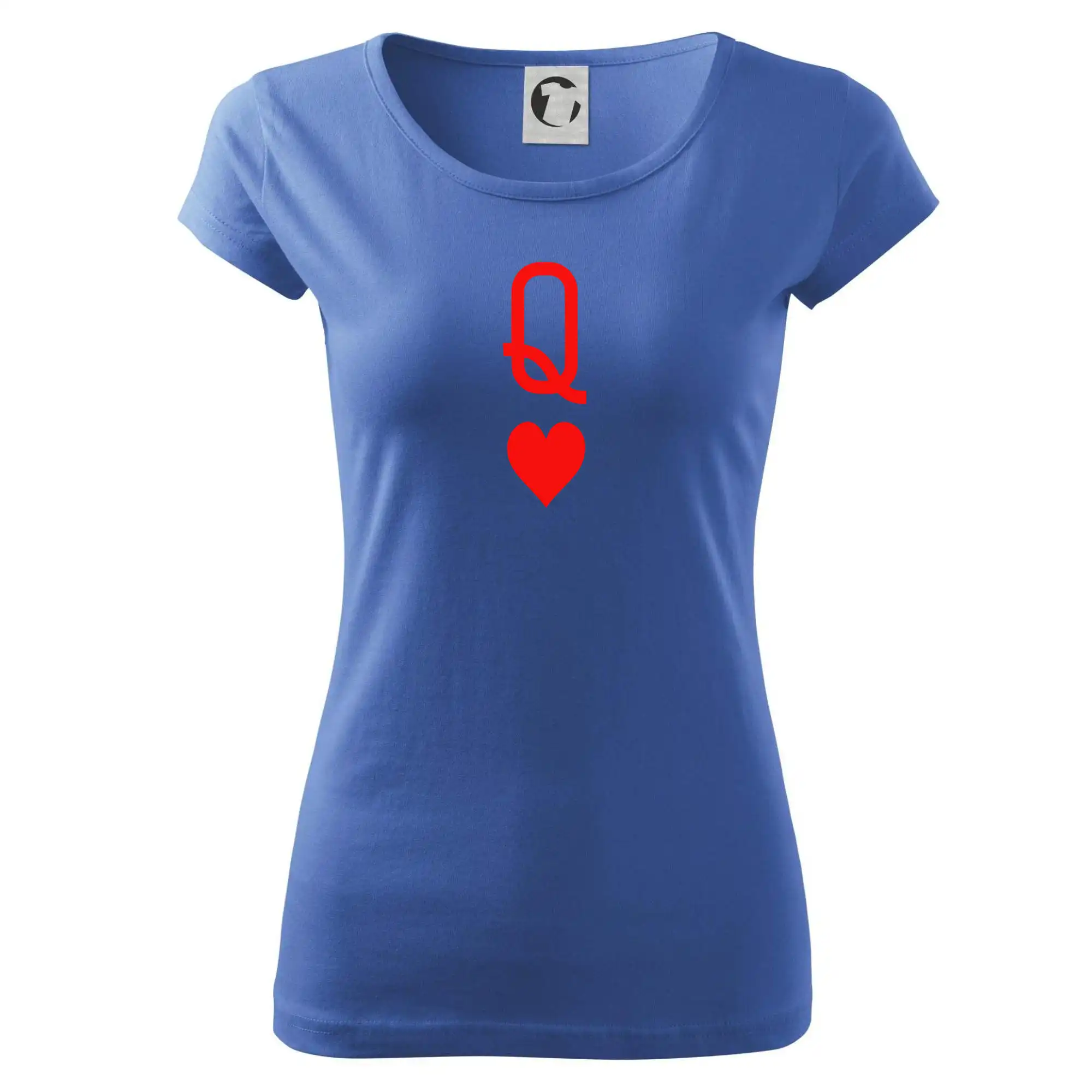 Poker tričká - Poker Q love - Dámske tričko Pure