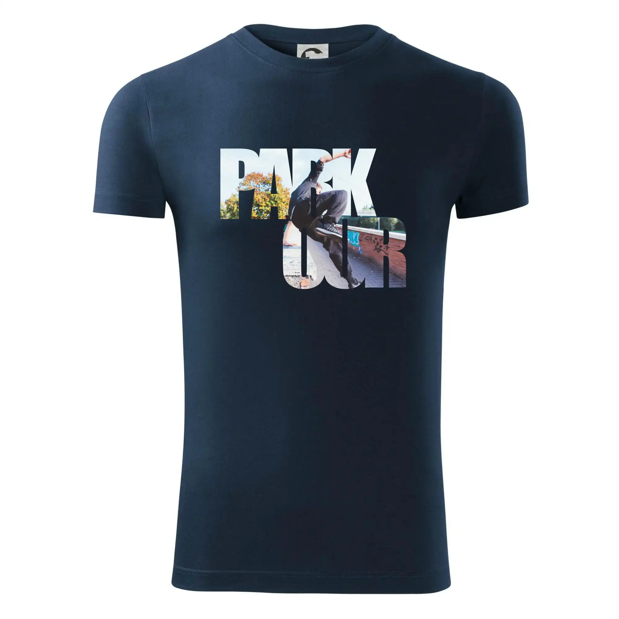 Parkour nápis ve městě