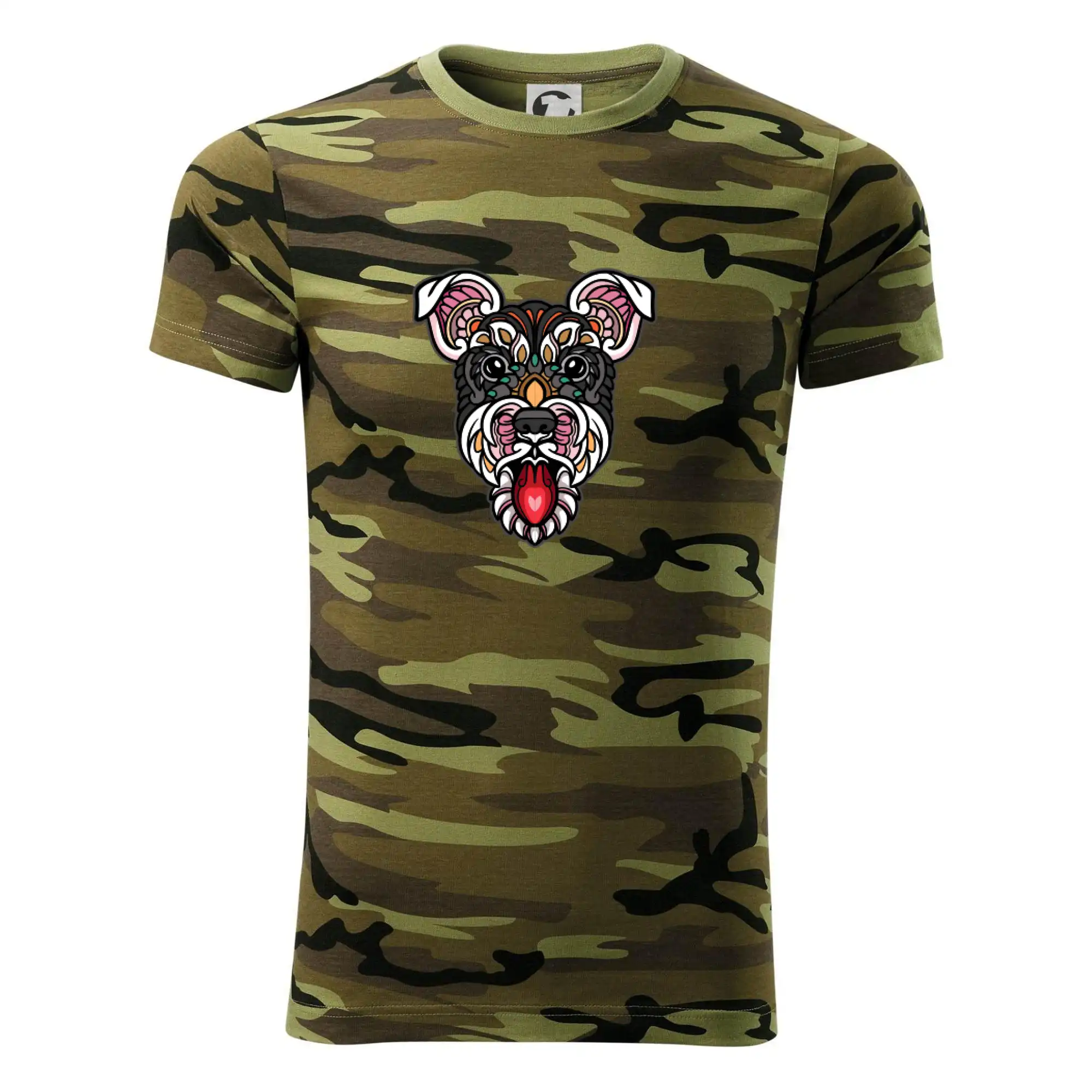 Knírač hlava barevná