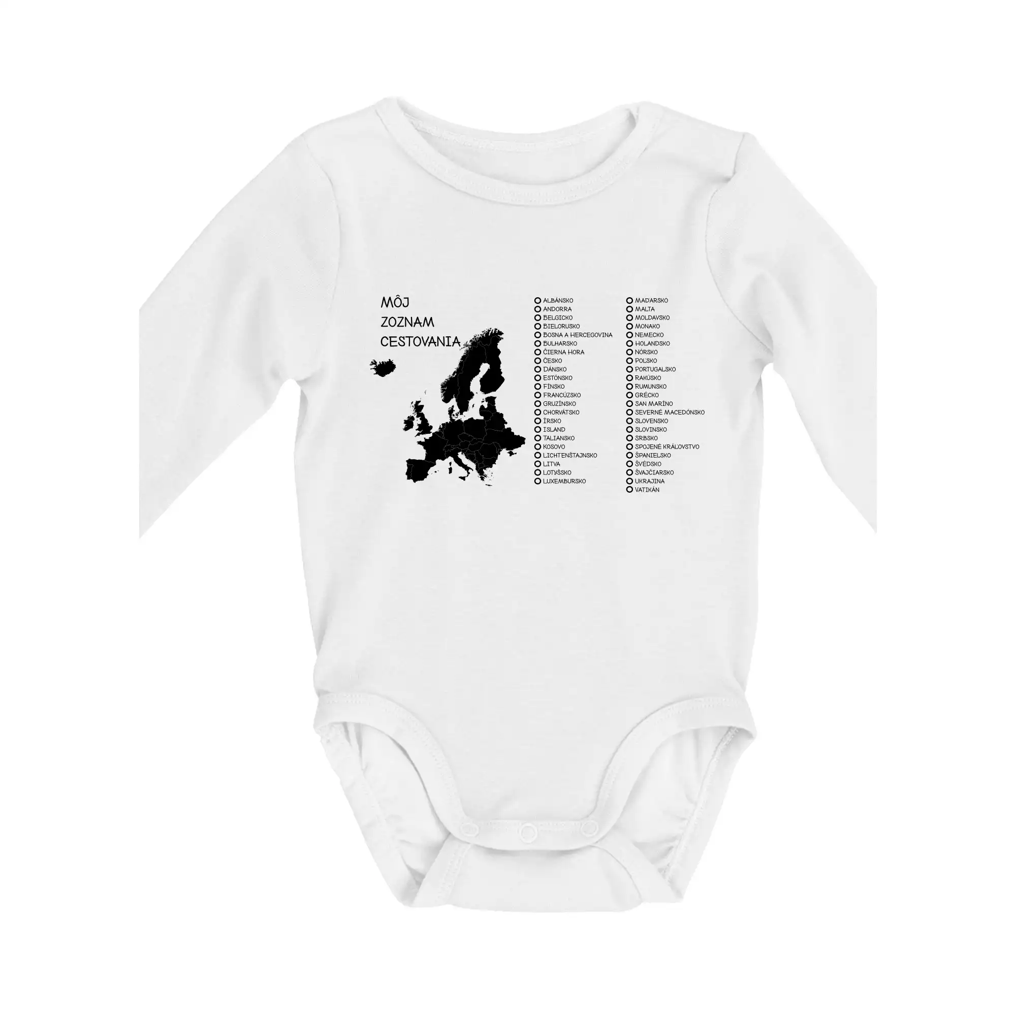 Můj cestovní seznam - Evropa
