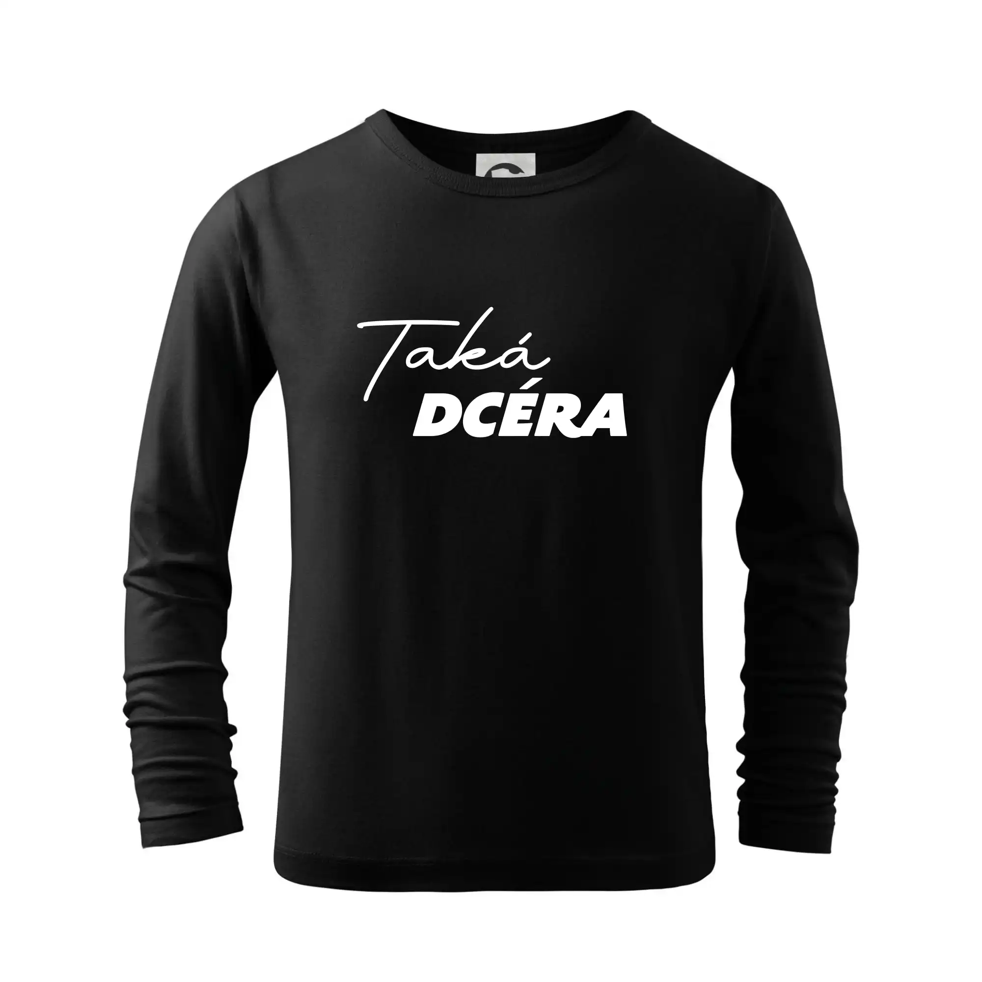 Najlepší darček pre otecka ku dňu otcov - Taká dcéra písacia - Tričko detské Long Sleeve
