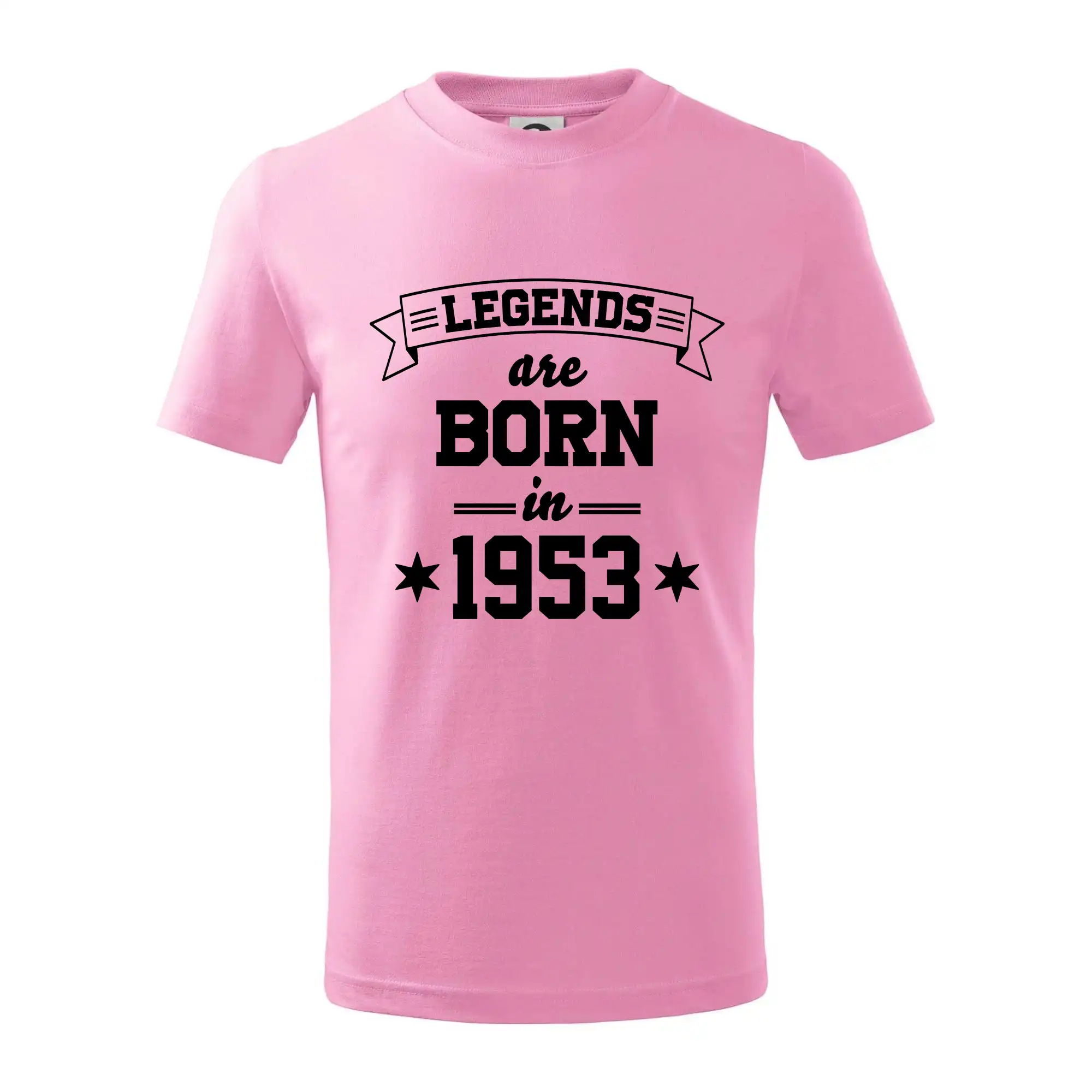 Tričká k narodeninám - Legends are born in 1953 - Tričko detské bavlnené