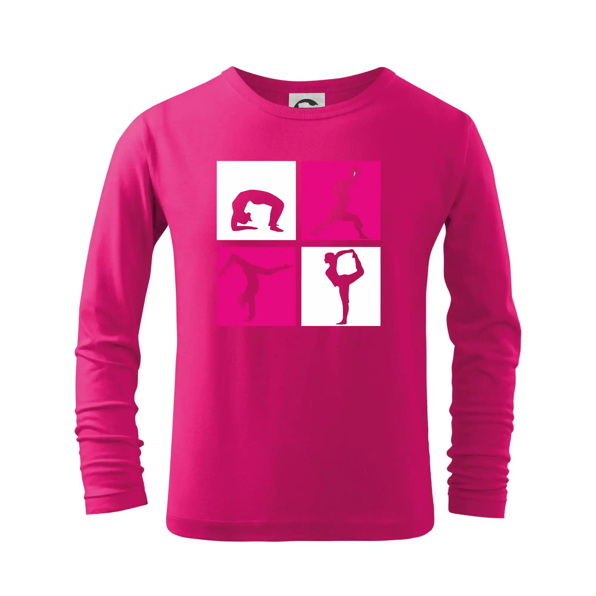Tričká na jógu - Yoga Quattro - Tričko detské Long Sleeve