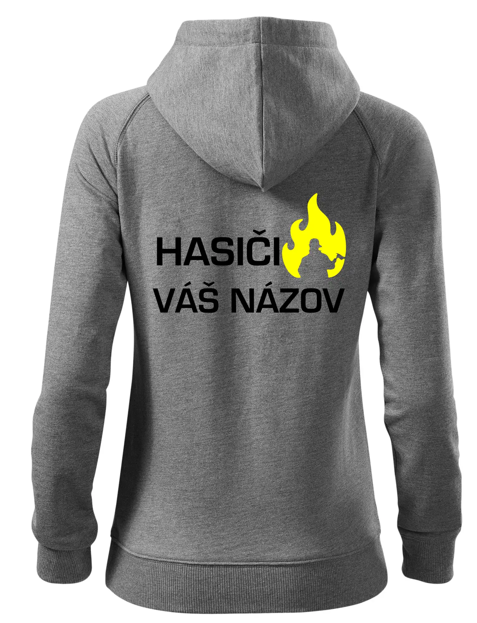 Hasiči - Váš názov - FLUO + Reflexná potlač