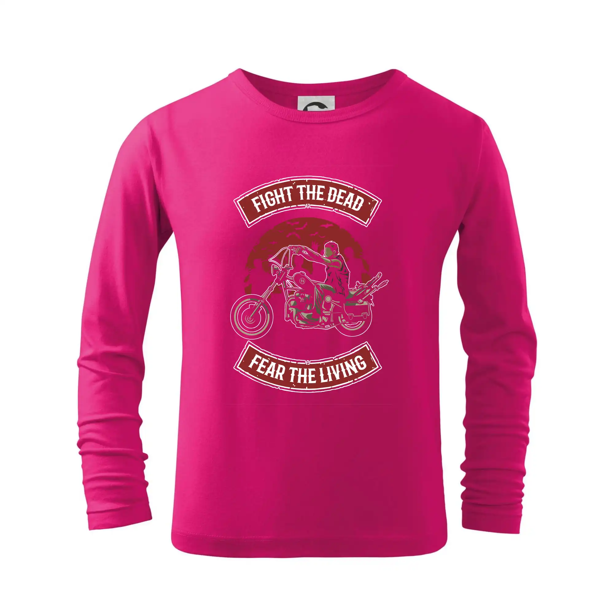 Tričká pre motorkárov¨ - Fight The Dead - Tričko detské Long Sleeve