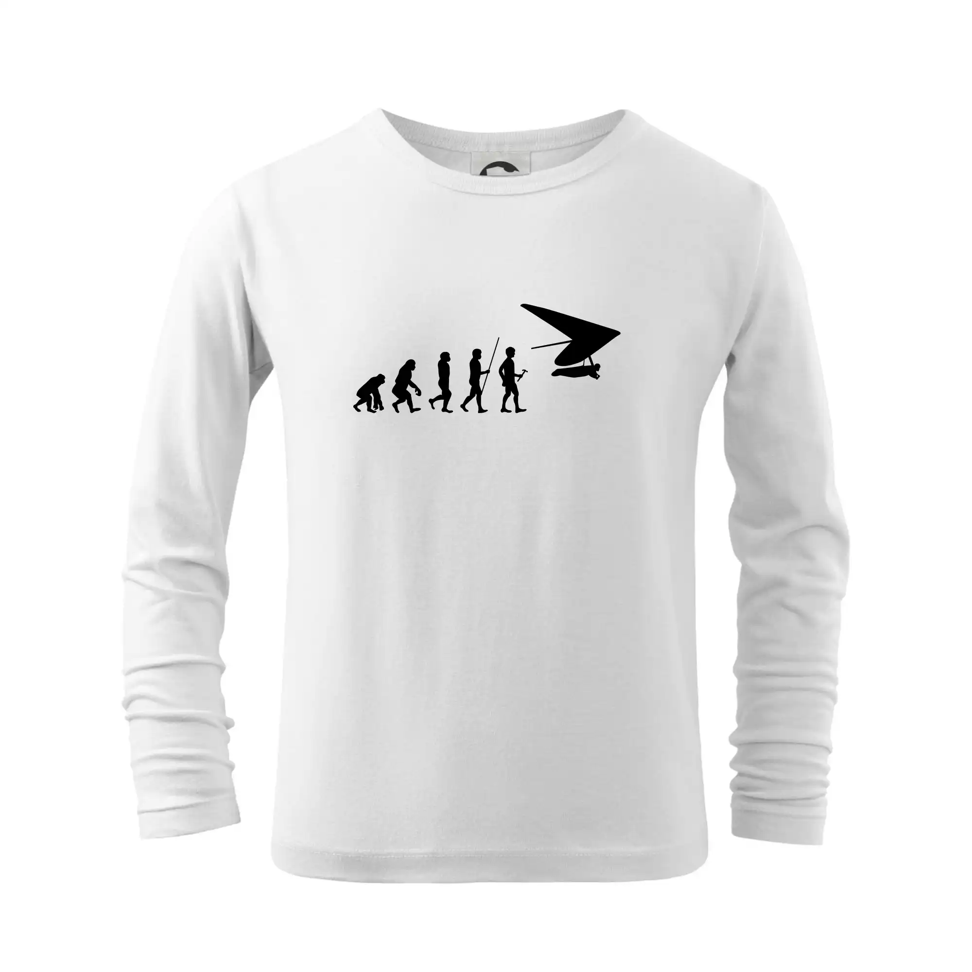 Tričká s motívom paraglidingu - Evolúcia rogalo - Tričko detské Long Sleeve