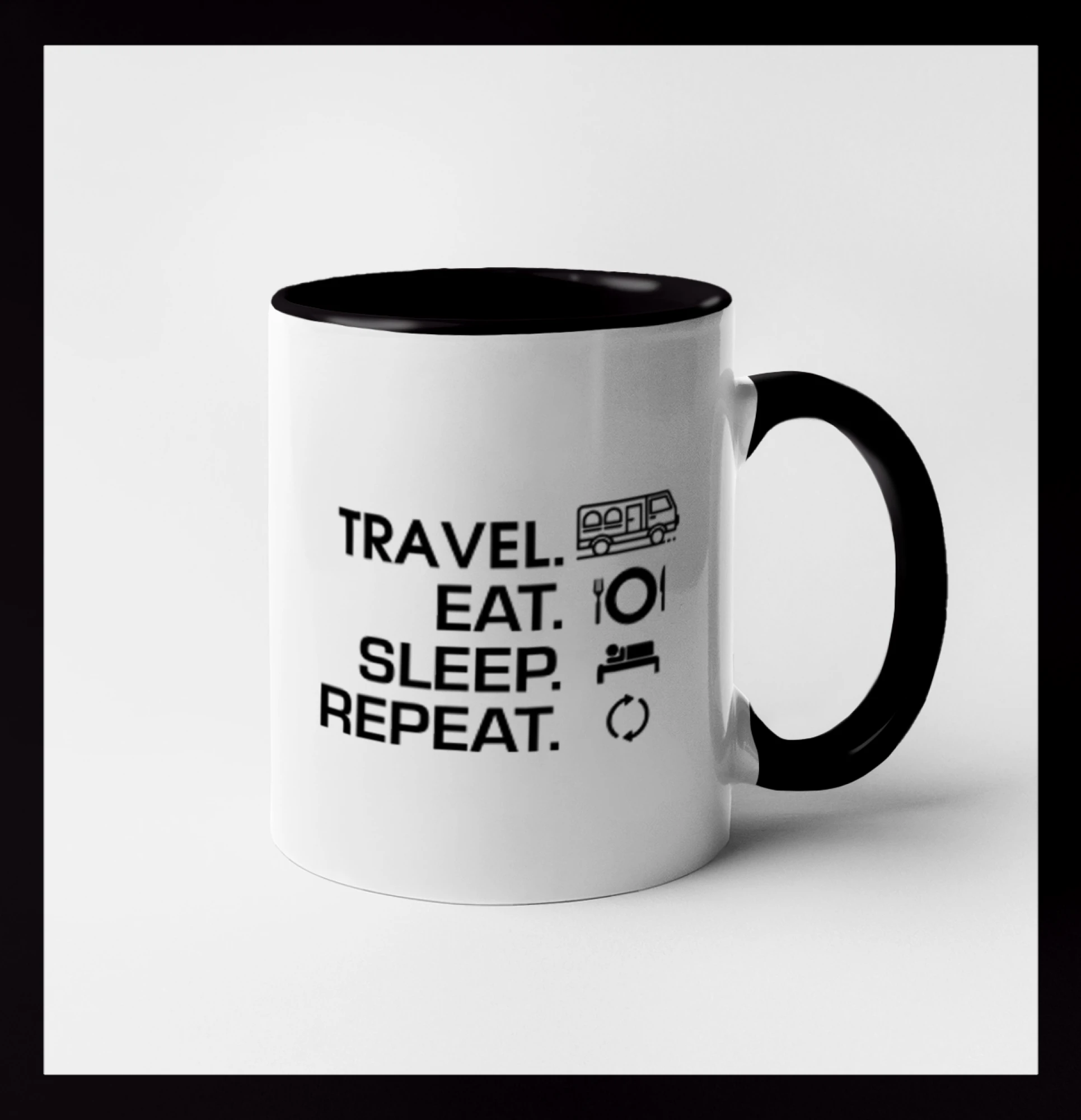 Eat sleep travel - Van