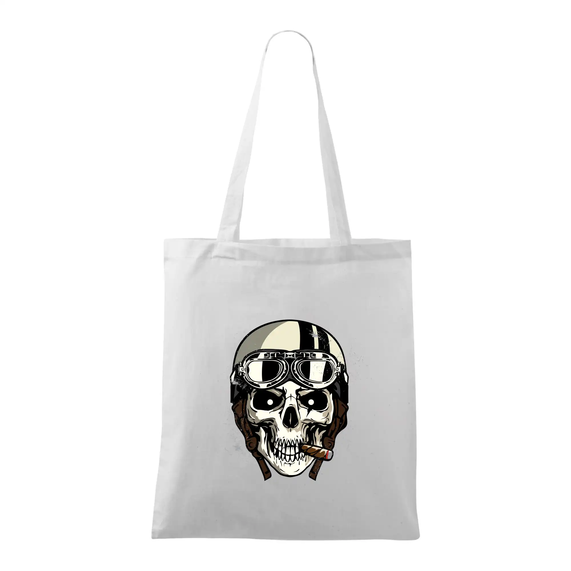 Motorkárska helma a cigara