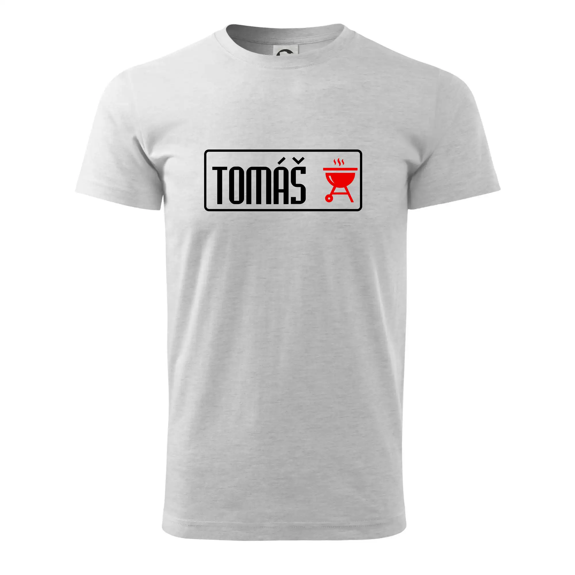 Tričká a zástery na grilovanie - Tričko na grilovanie s vlastným menom - Tričko extra veľké  (5-8XL)