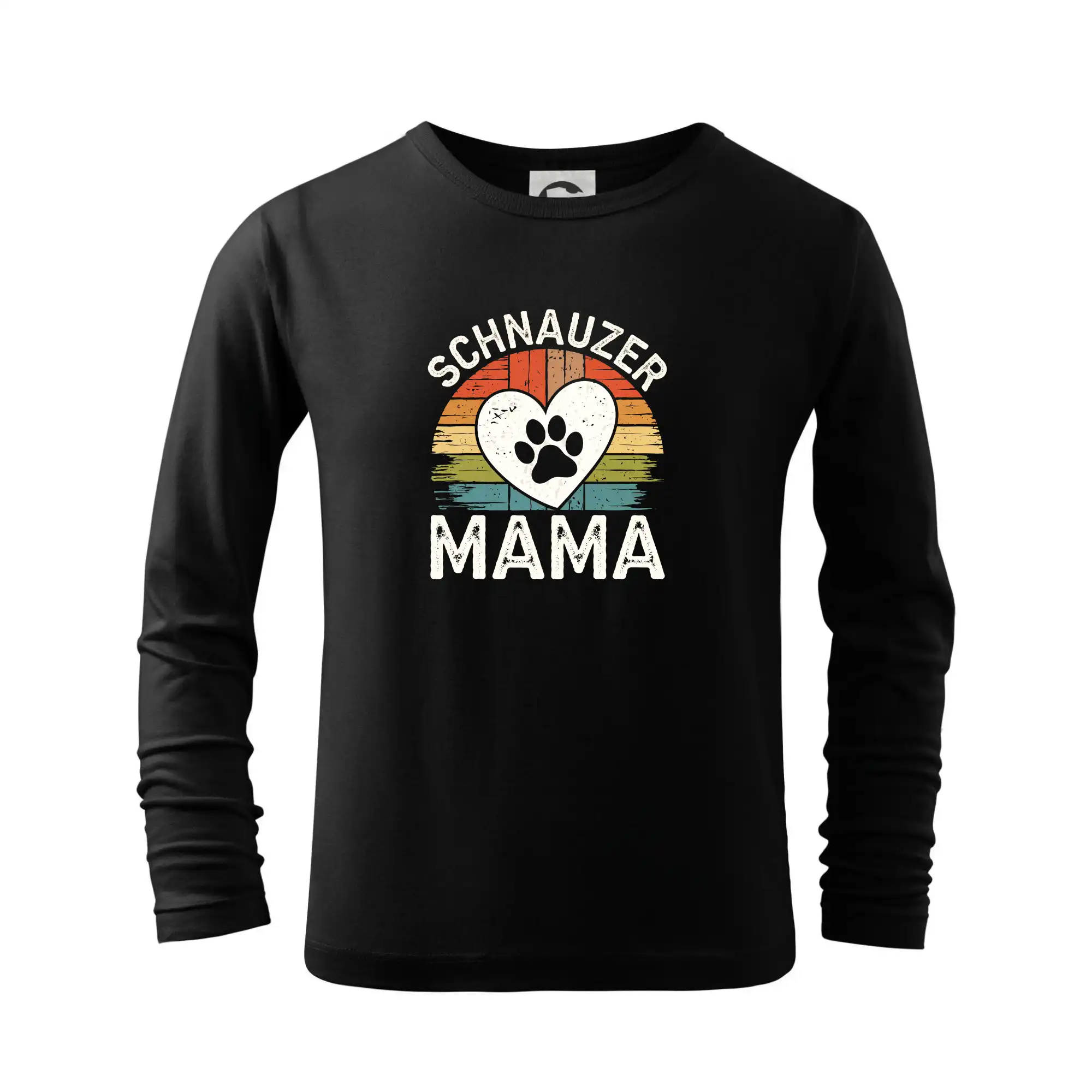 Ostatné psie plemená - Schnauzer Mama - Tričko detské Long Sleeve