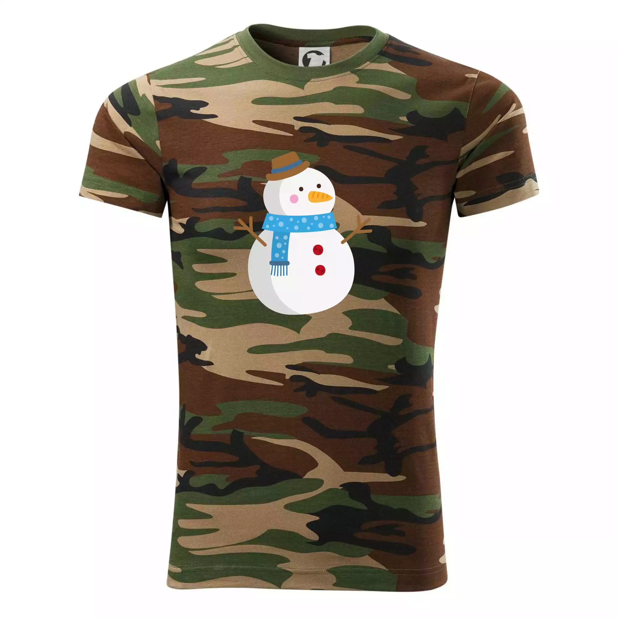 Sněhulák se šálou