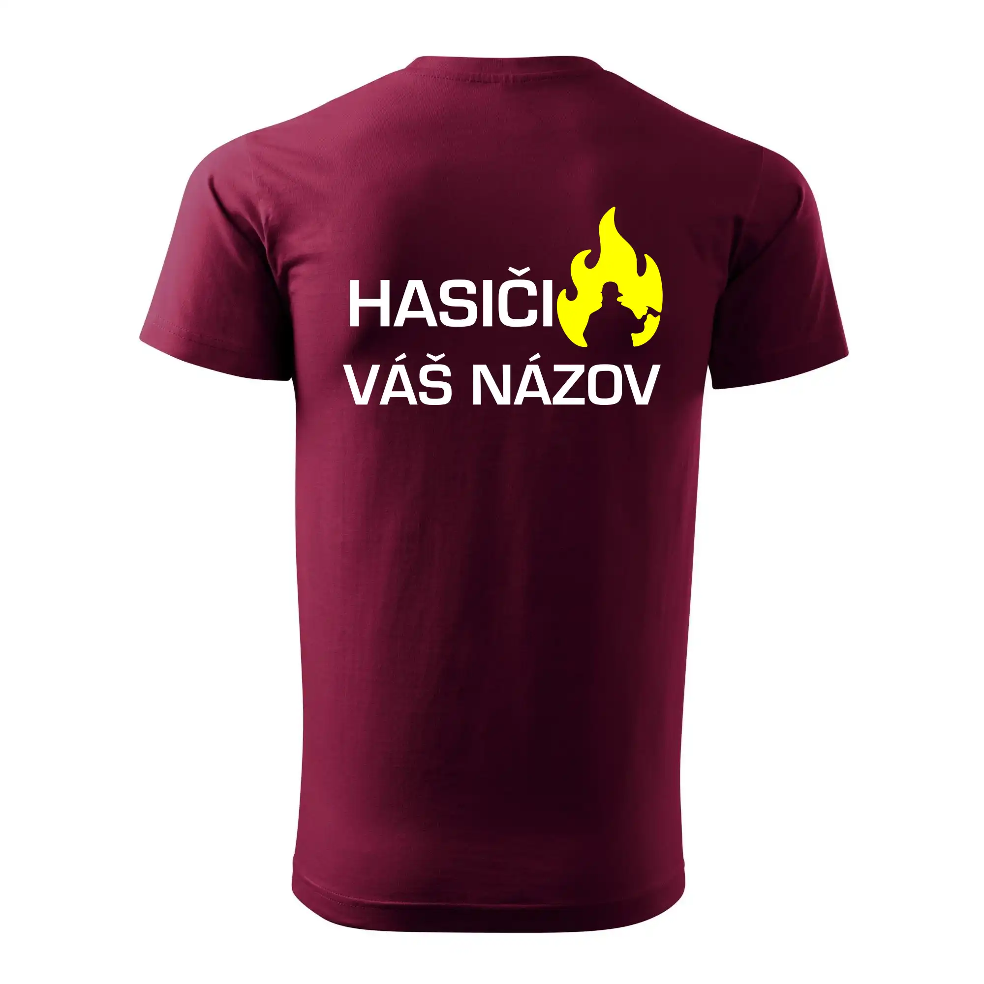 Hasiči - Váš názov - FLUO + Reflexná potlač