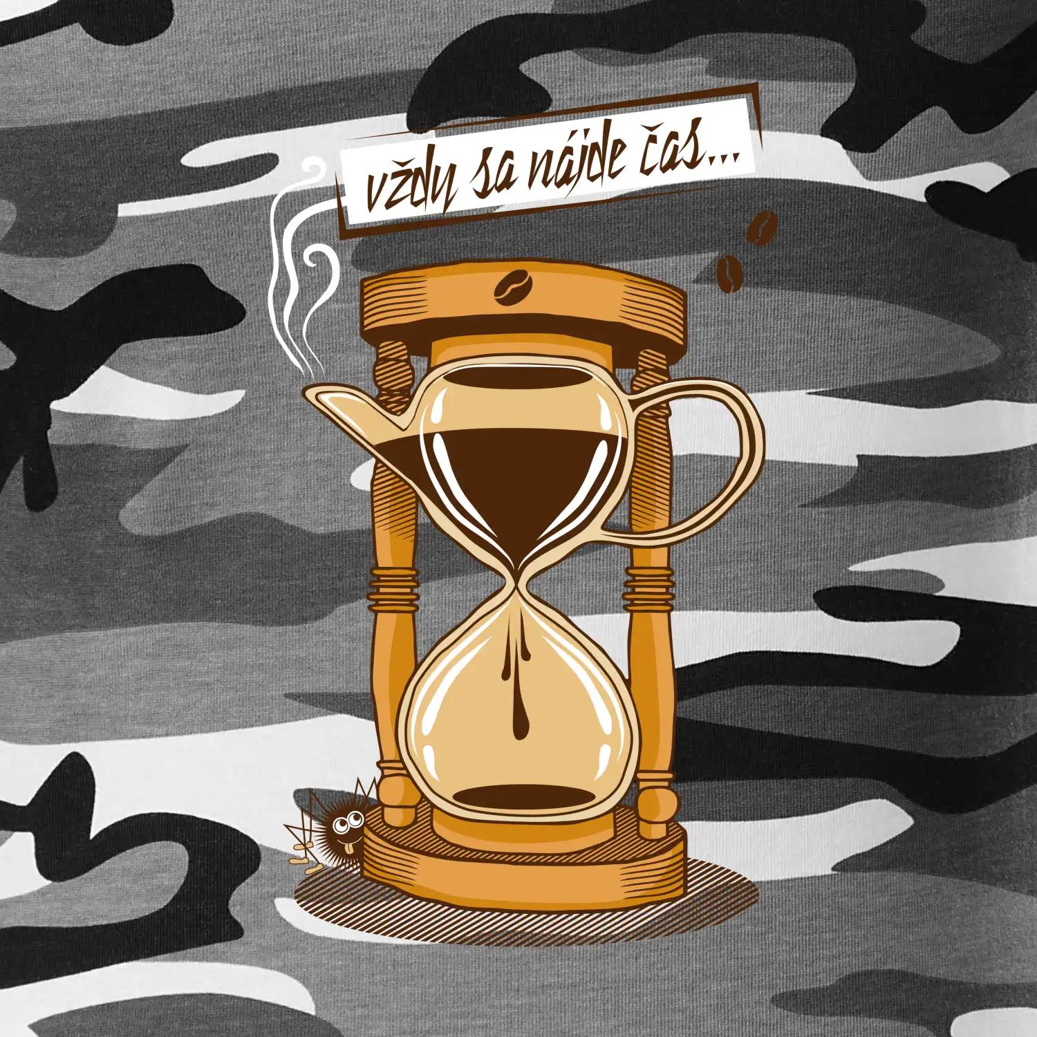 Vždy sa nájde čas na kávu (Pecka design)