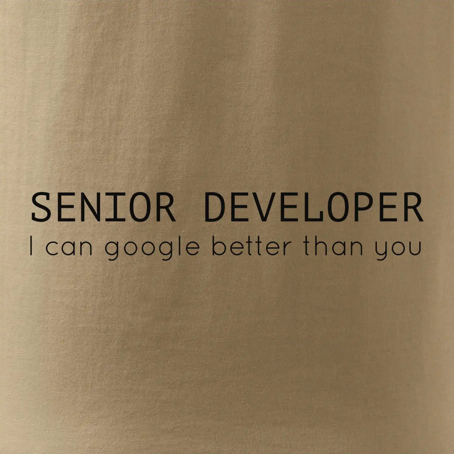 Senior developer google better than you