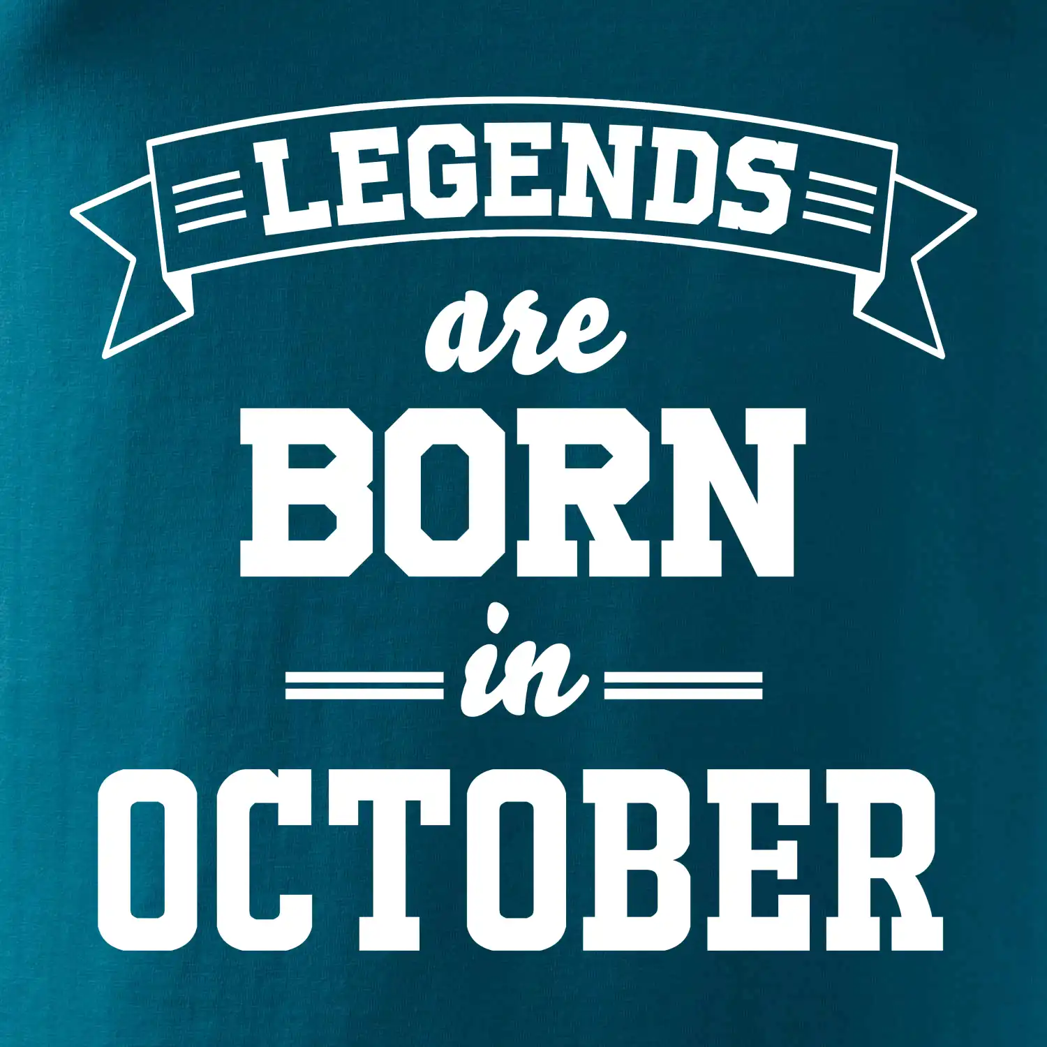 Legends are born in October