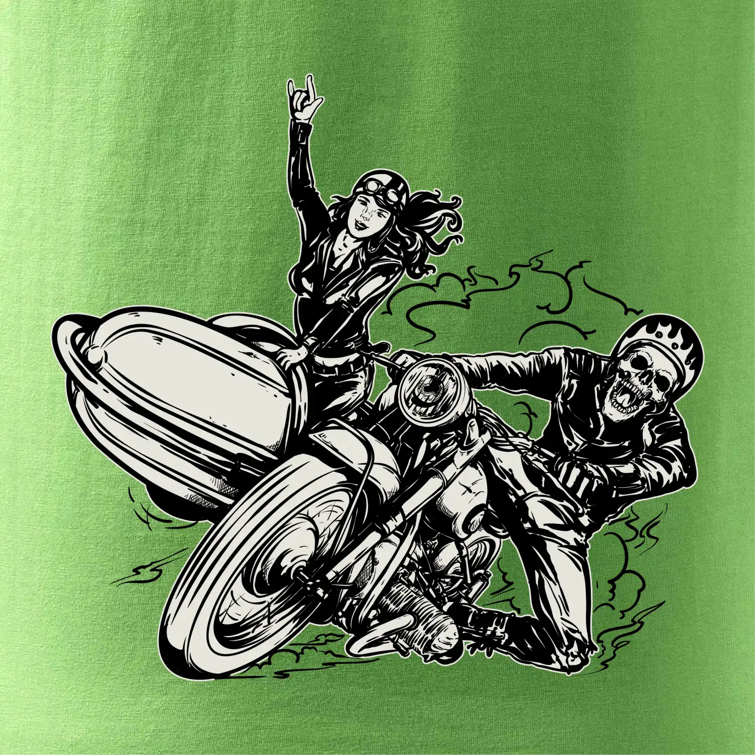 Motorka se sajdkou