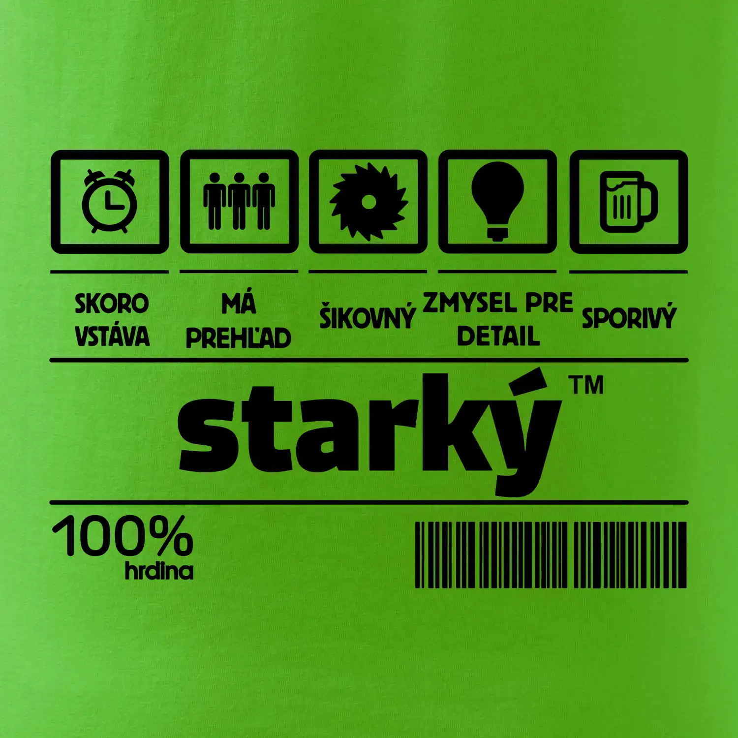 Čiarový kód - starký