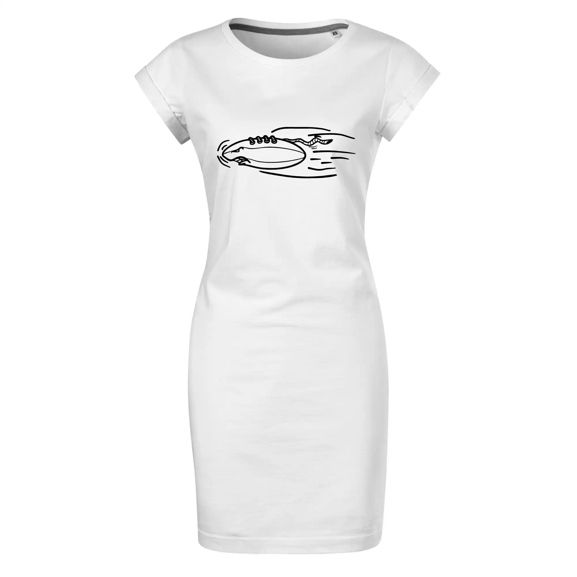 Americký fotbal letící míč