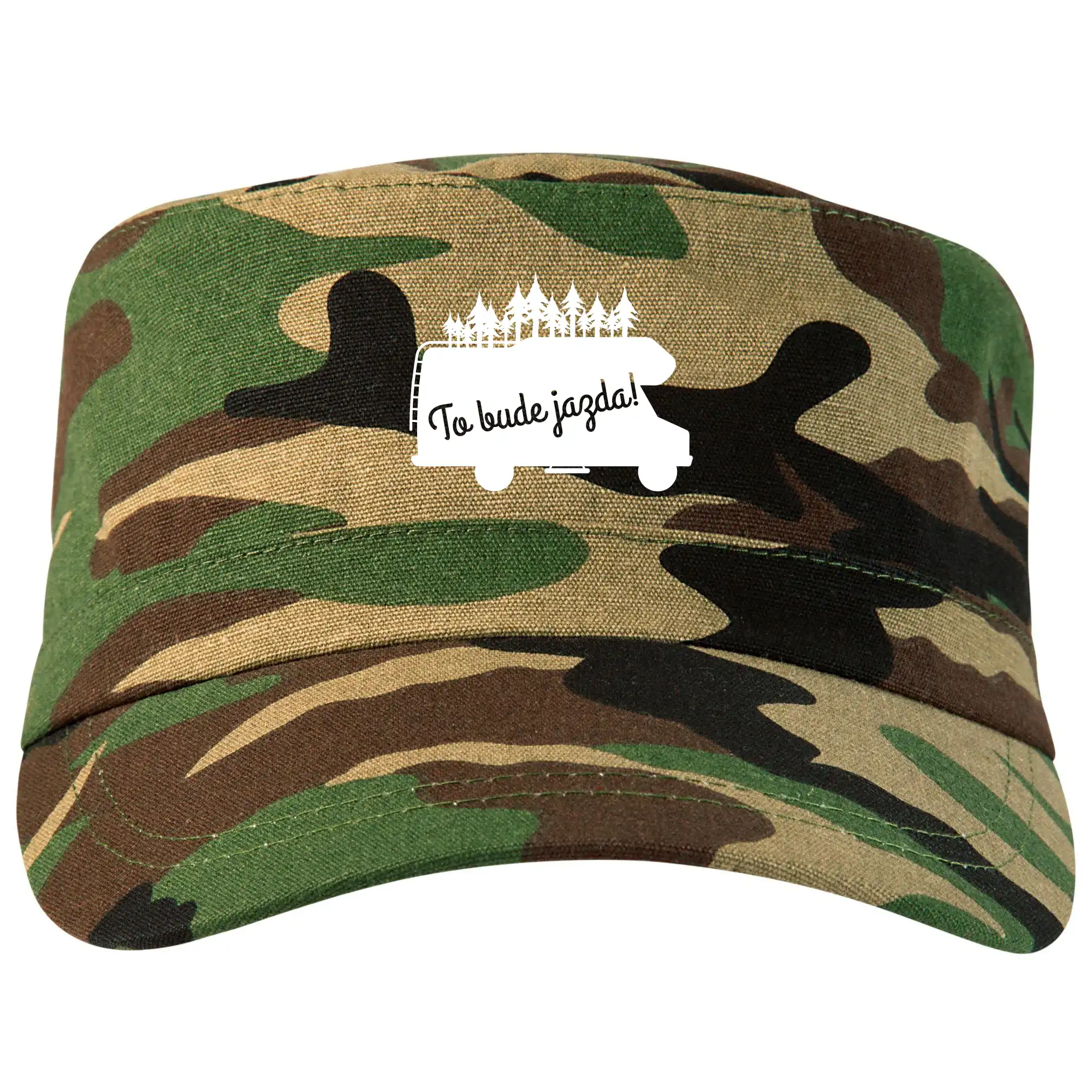 Trička na kempovanie - To bude jazda - alkovna - Šiltovka CAMO