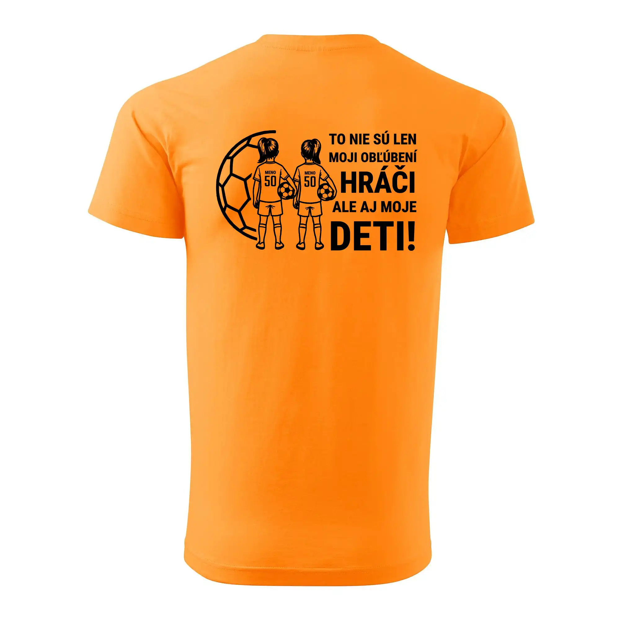 Futbalový otec - Dve dcéry (vaše meno a číslo)