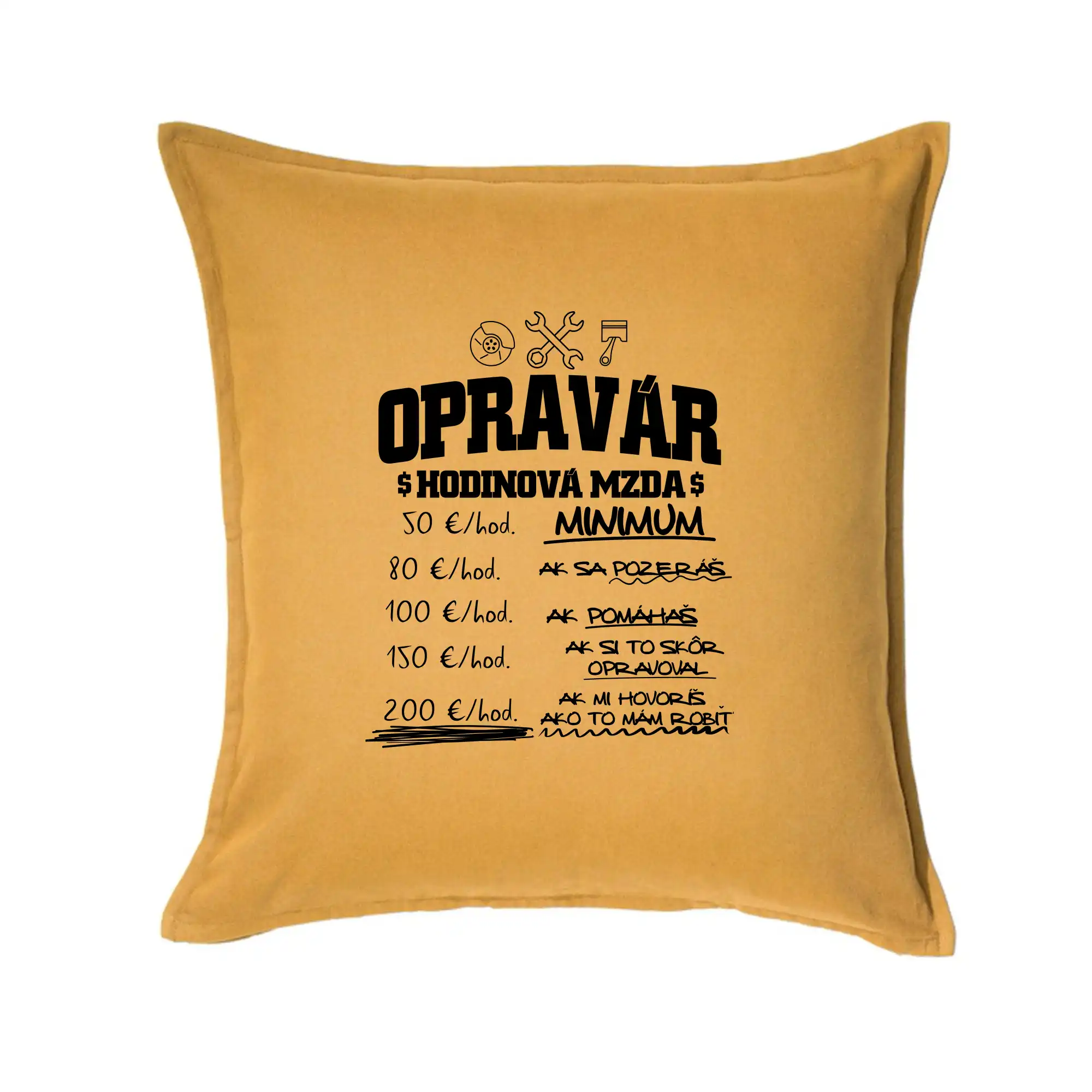 Hodinová mzda - opravár