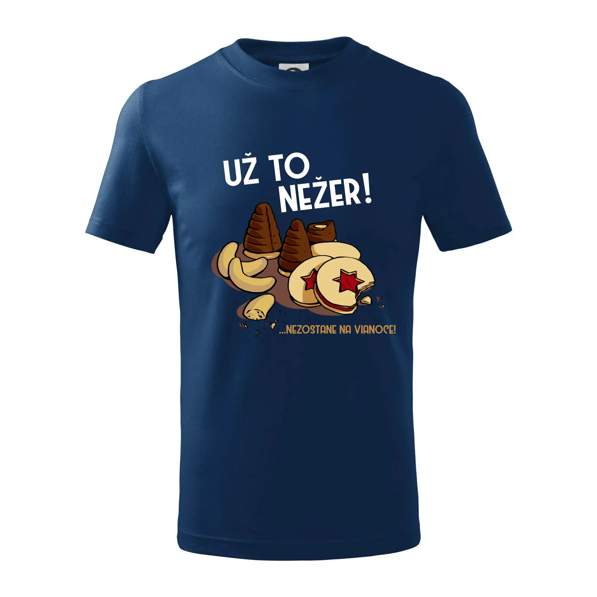 Vianočné tričká - Už to nežer! - Tričko detské bavlnené