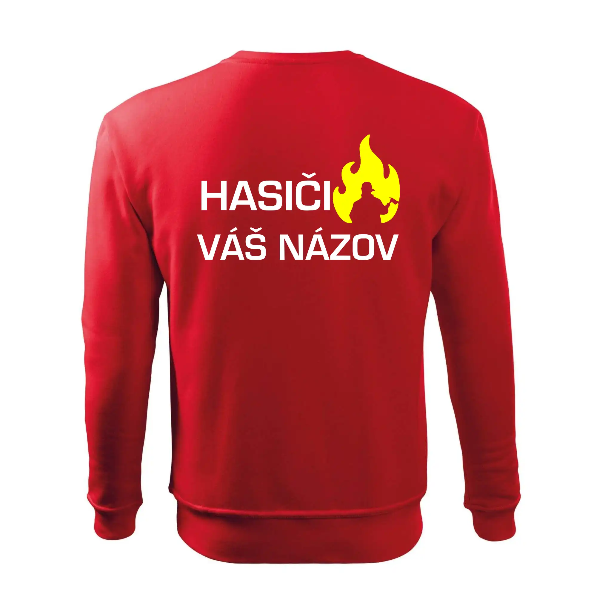 Hasiči - Váš názov - FLUO + Reflexná potlač