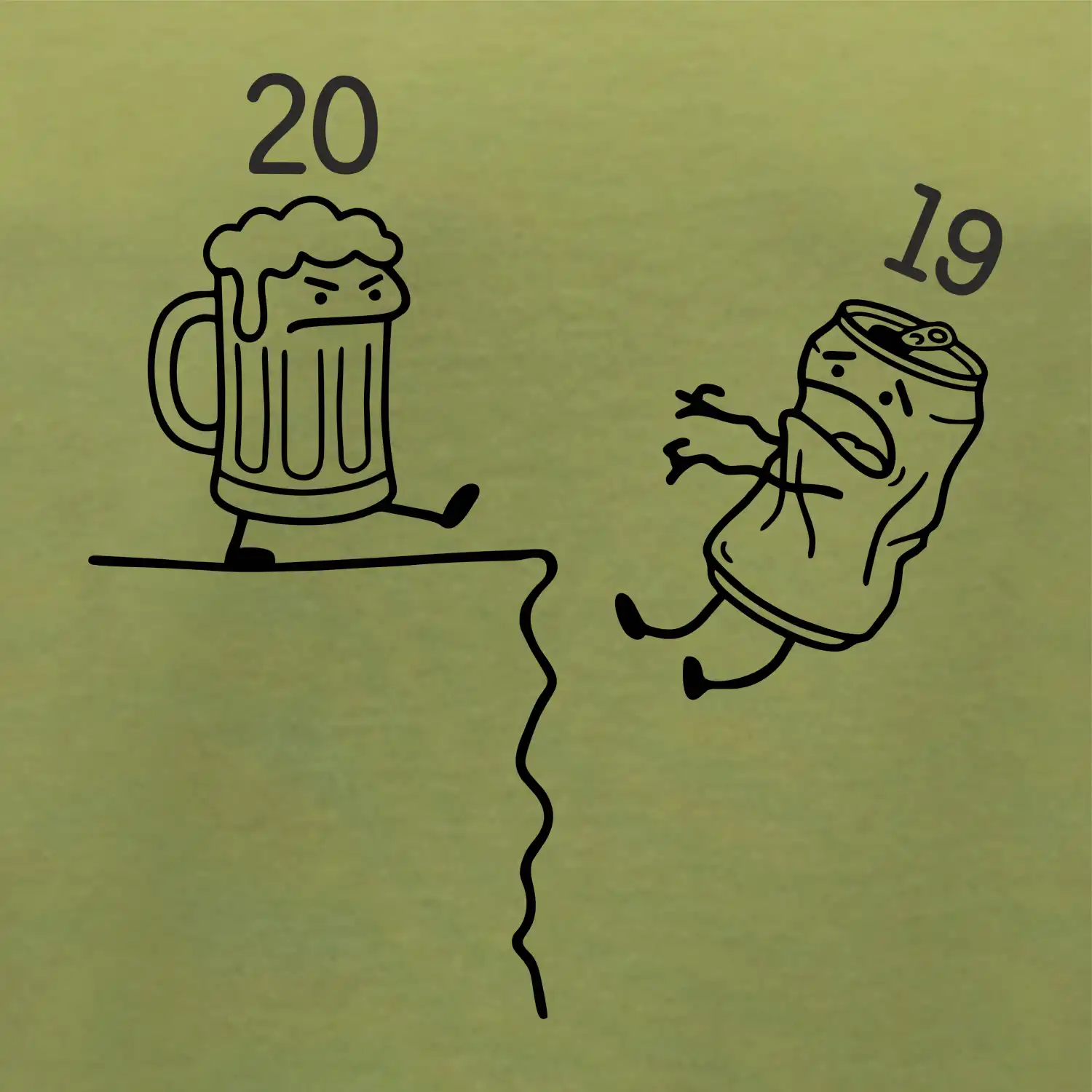 Pivo narozeniny - útes 20 let