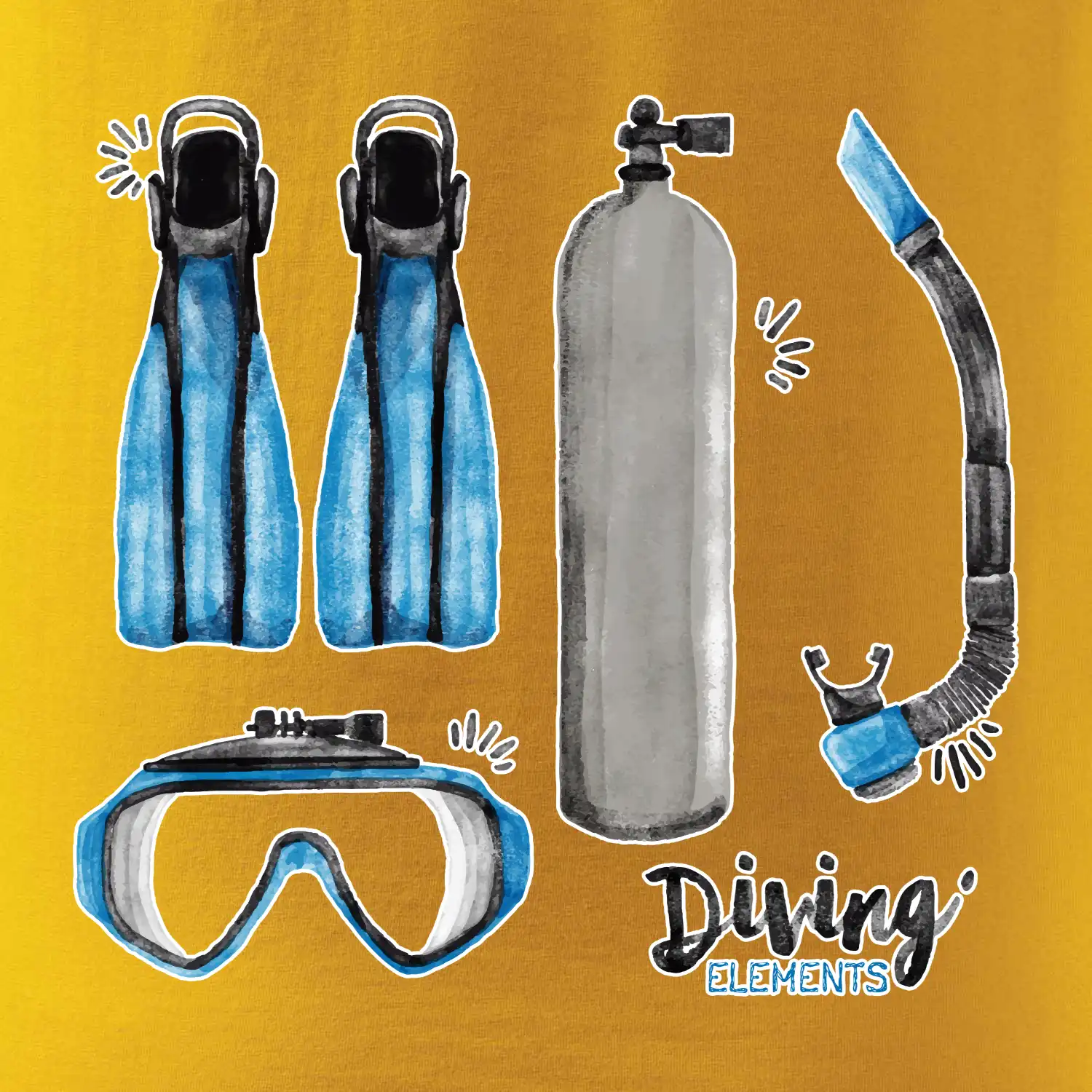 Diving elements