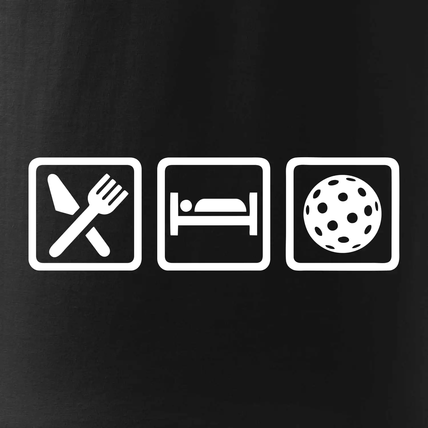 Eat sleep florbal v řadě