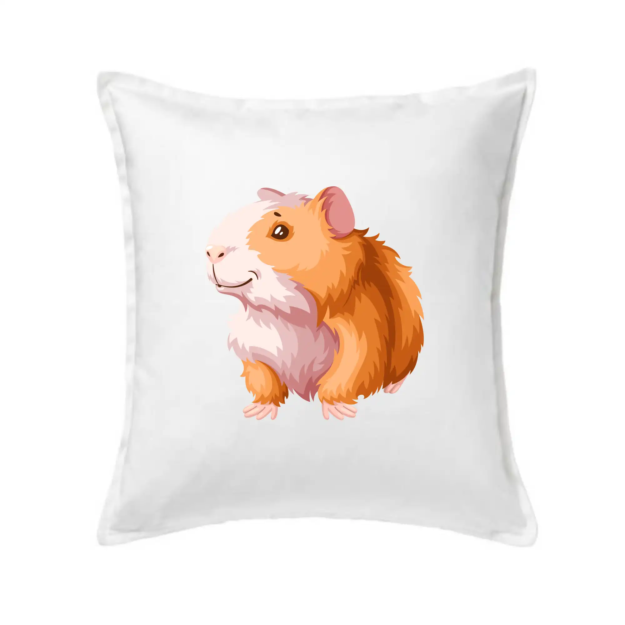 Morče - kreslené, bílo oranžové