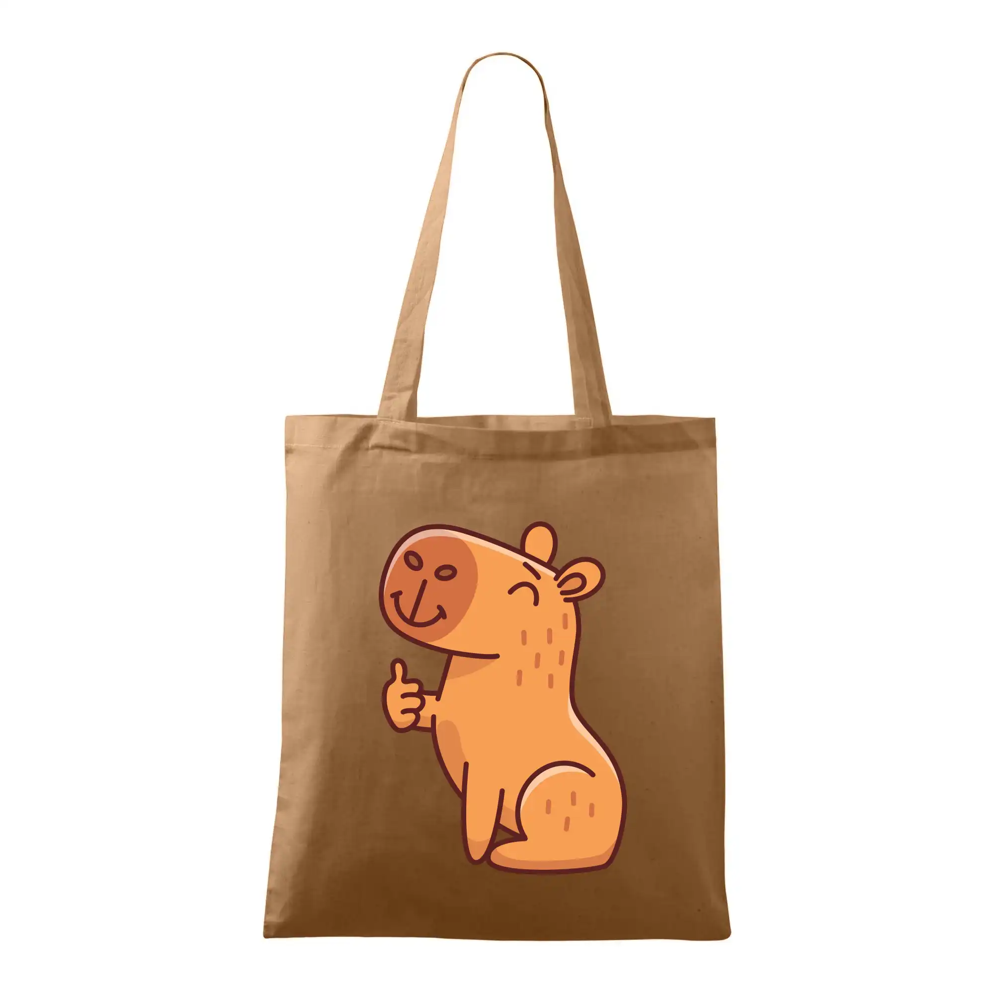 Kapybara s palcem nahoru